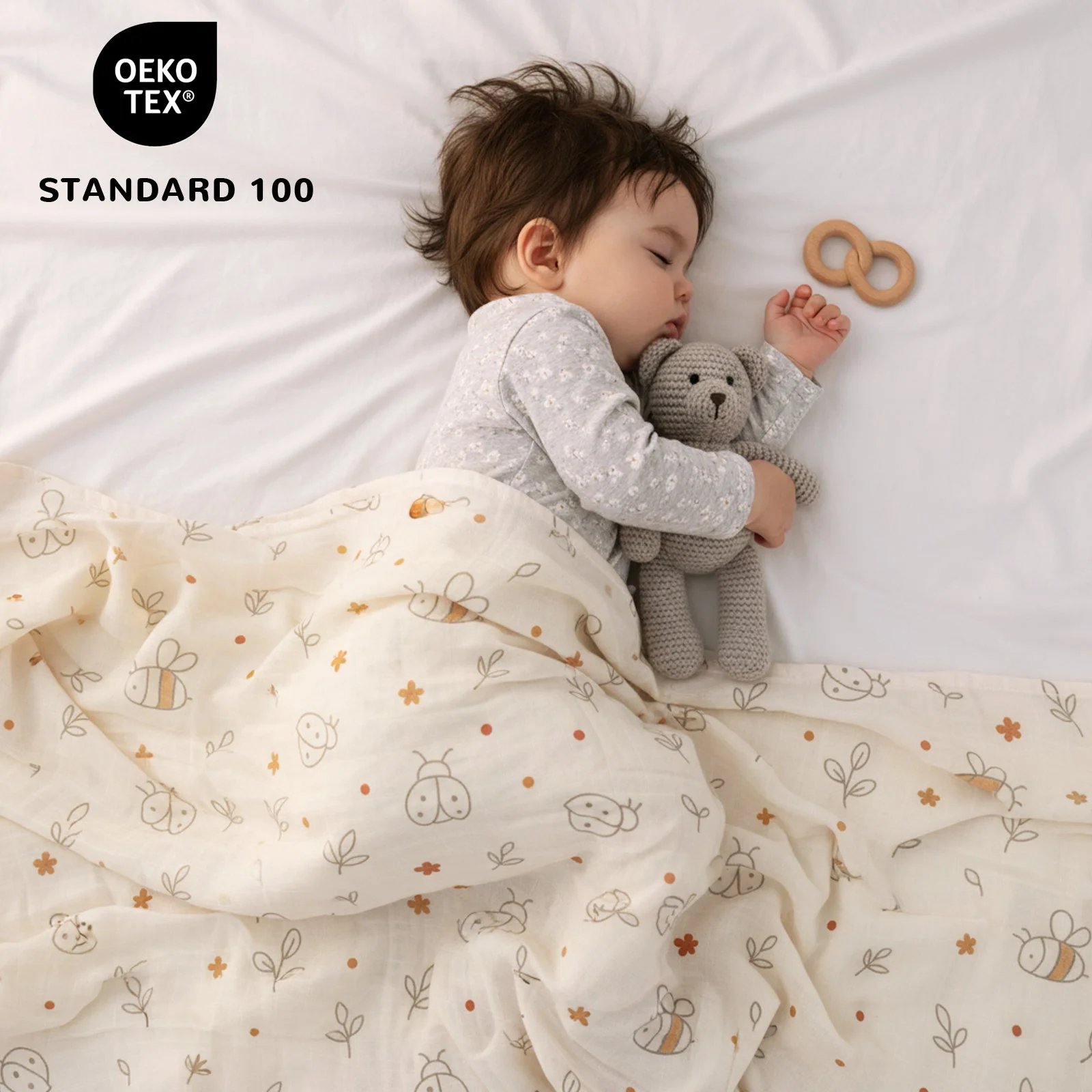 Baby Swaddles - Garden Friend - Image 3