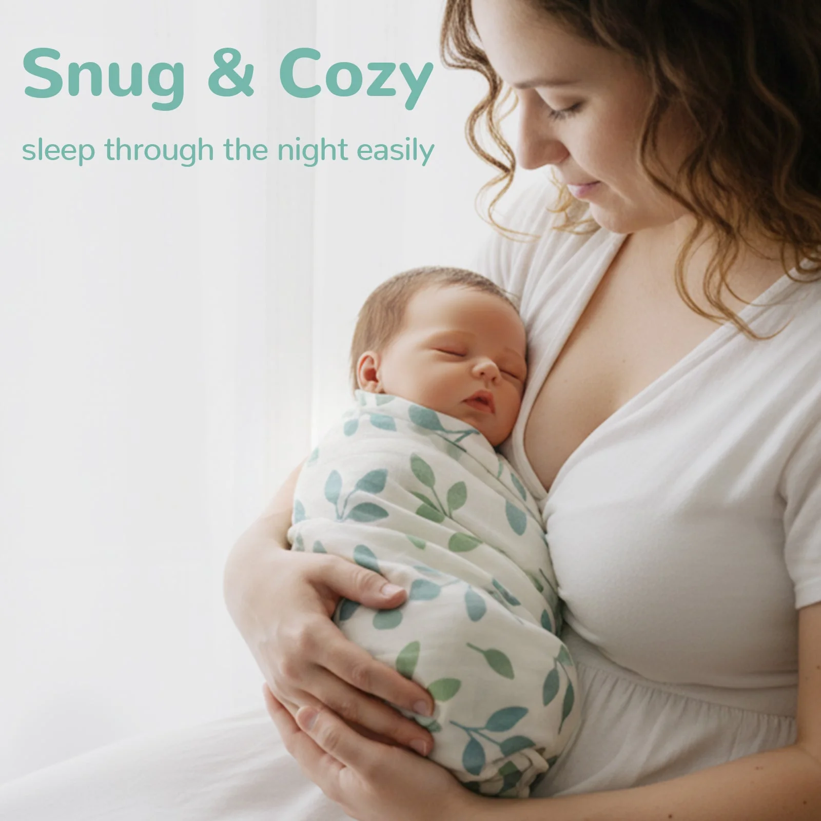 Baby Swaddles - Leafy Canopy - Image 3