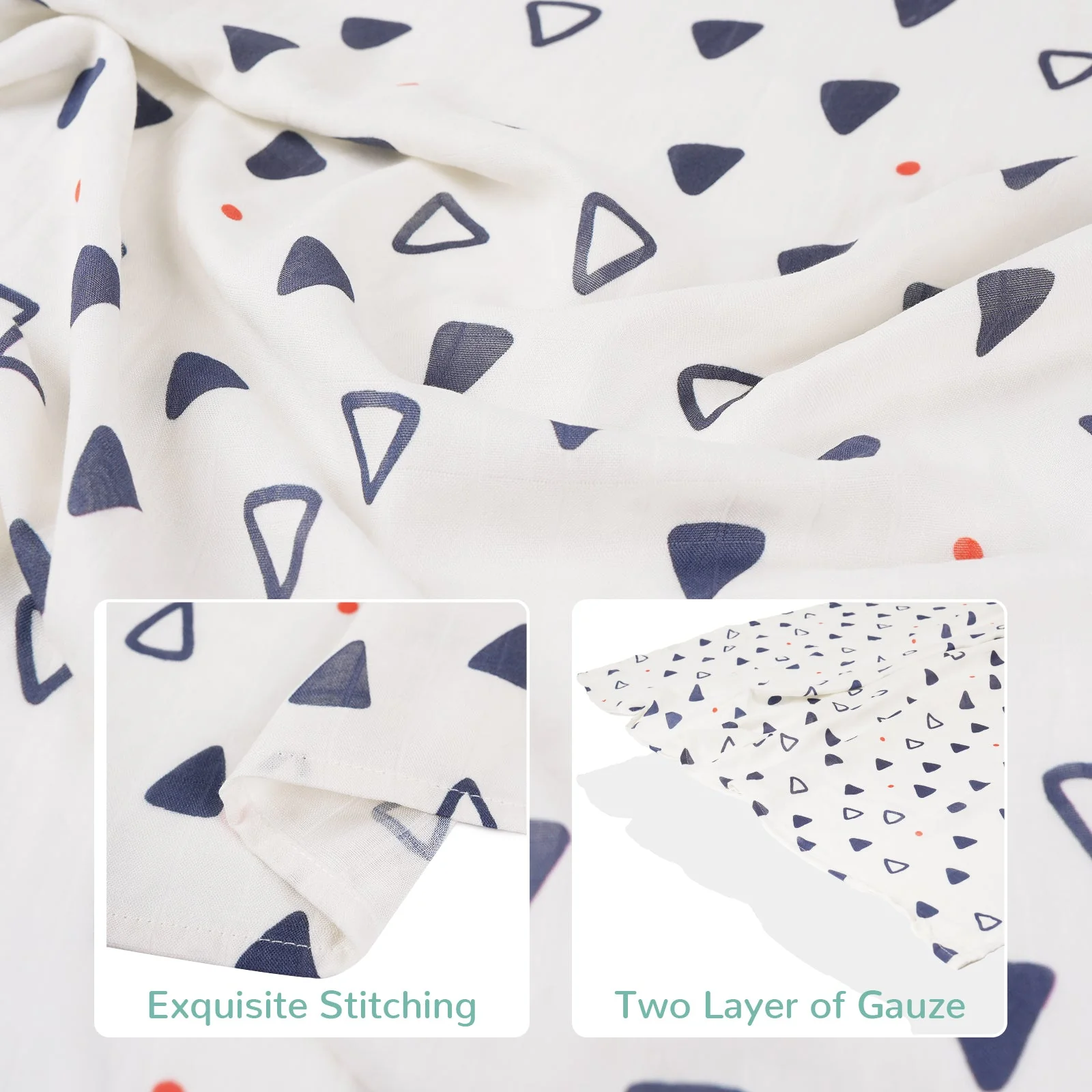 Baby Swaddles - Tiny Sails - Image 3