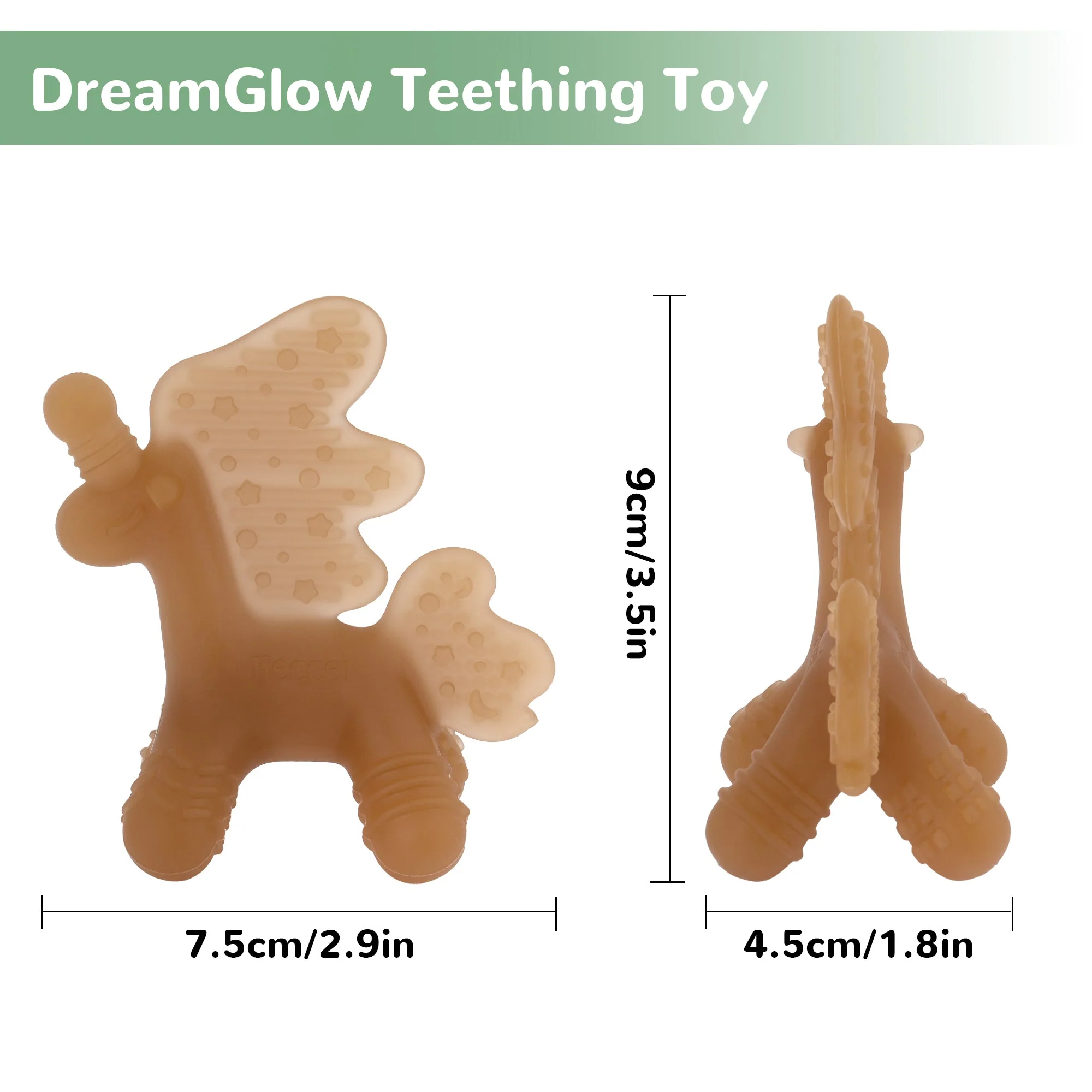 Dreamiecorn™ Baby Teether - Amber Silver - Image 6
