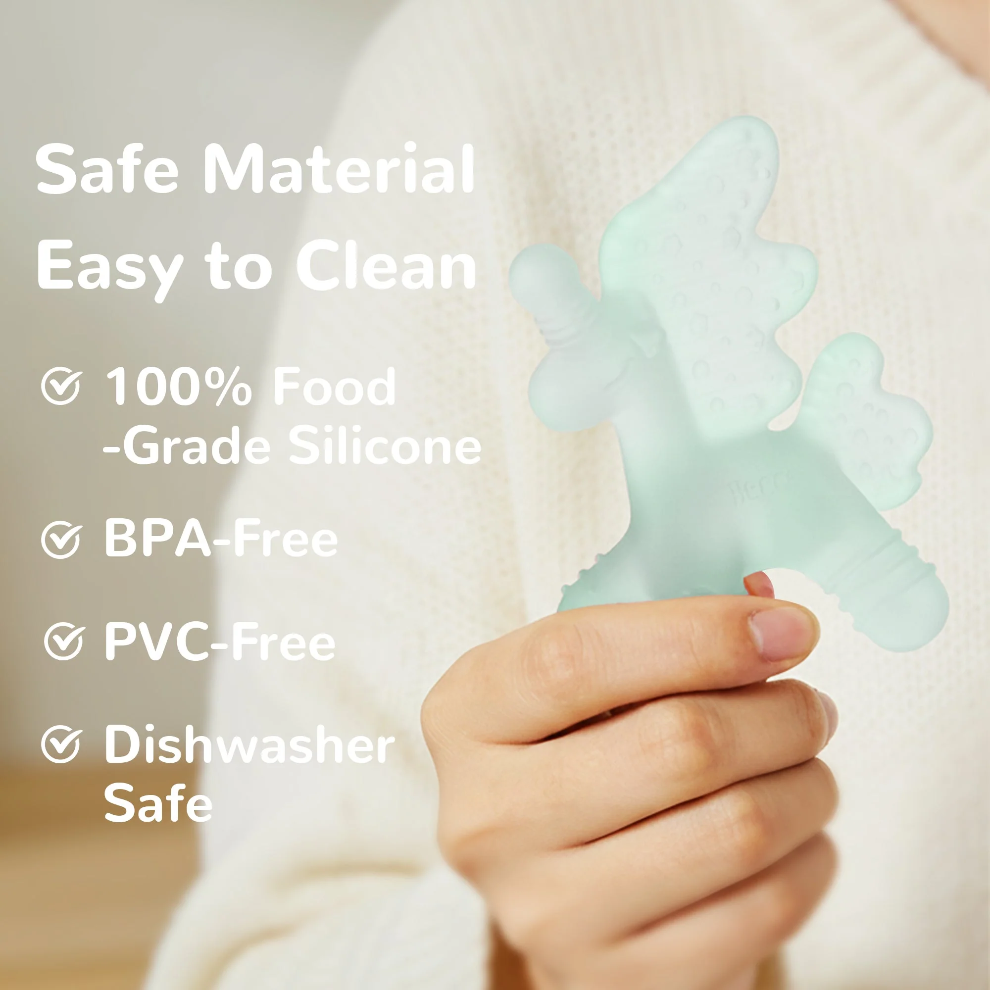 Dreamiecorn™ Baby Teether - Mint Haze - Image 3