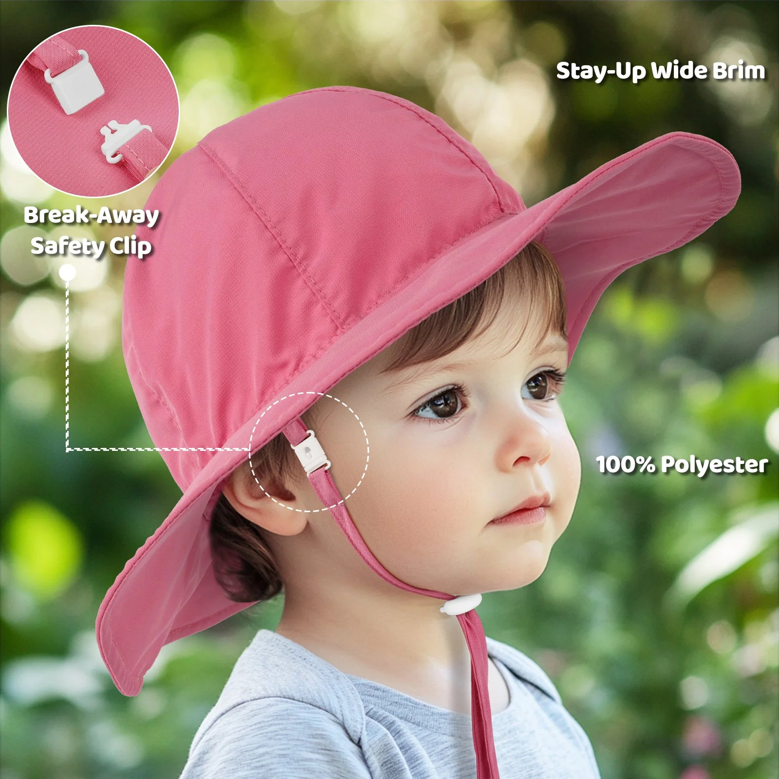 DryShade WhaleFold™ Sun Hat - Ocean Blue - Image 4