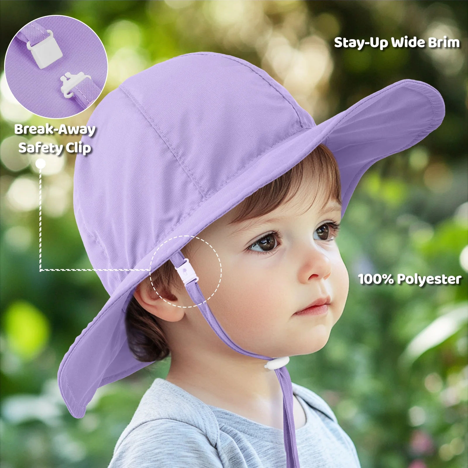 DryShade WhaleFold™ Sun Hat - Ocean Blue - Image 6