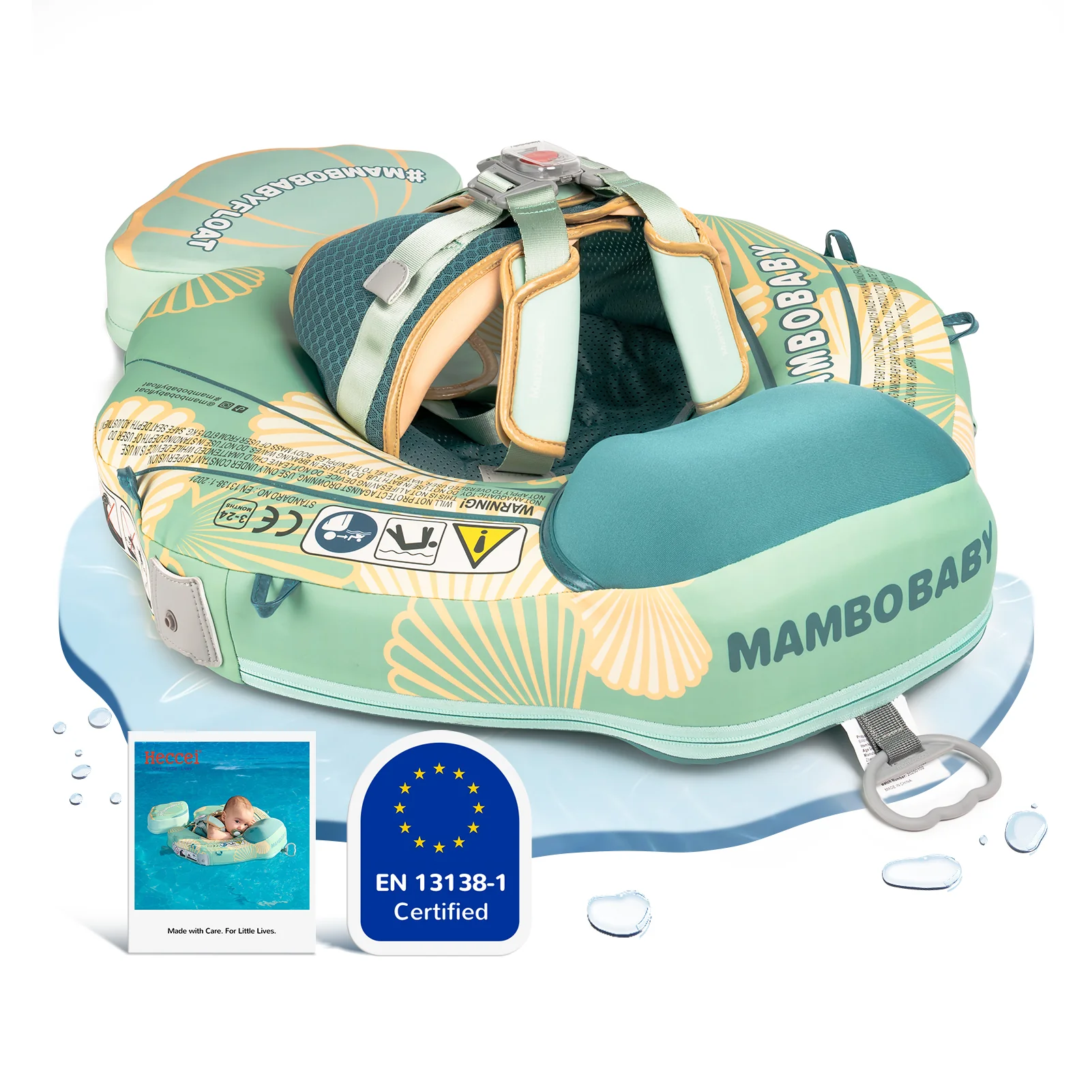Mambobaby Float Seashell Green | No Canopy Included