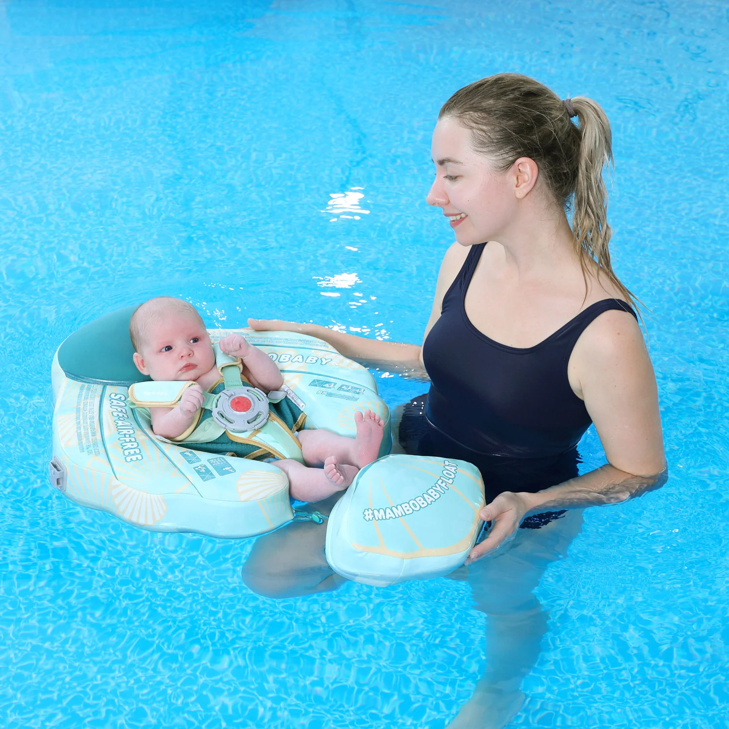 Mambobaby Float Seashell - Green - Image 5