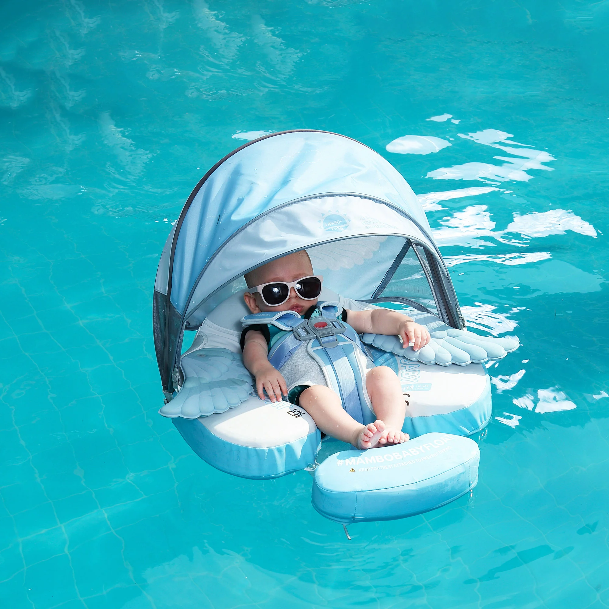 Mambobaby Float Angel - Sky Blue - Image 3