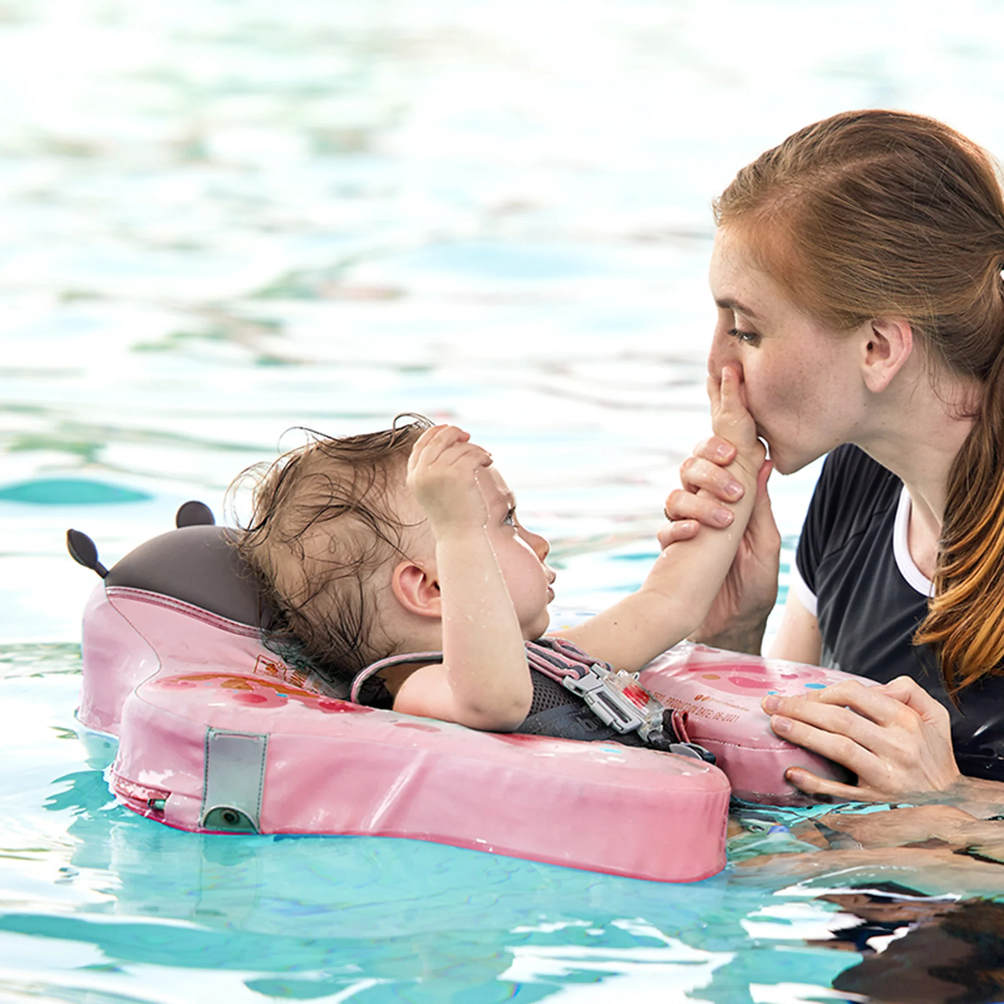 Mambobaby Float Ultra - Butterfly Pebble Pink - Image 6