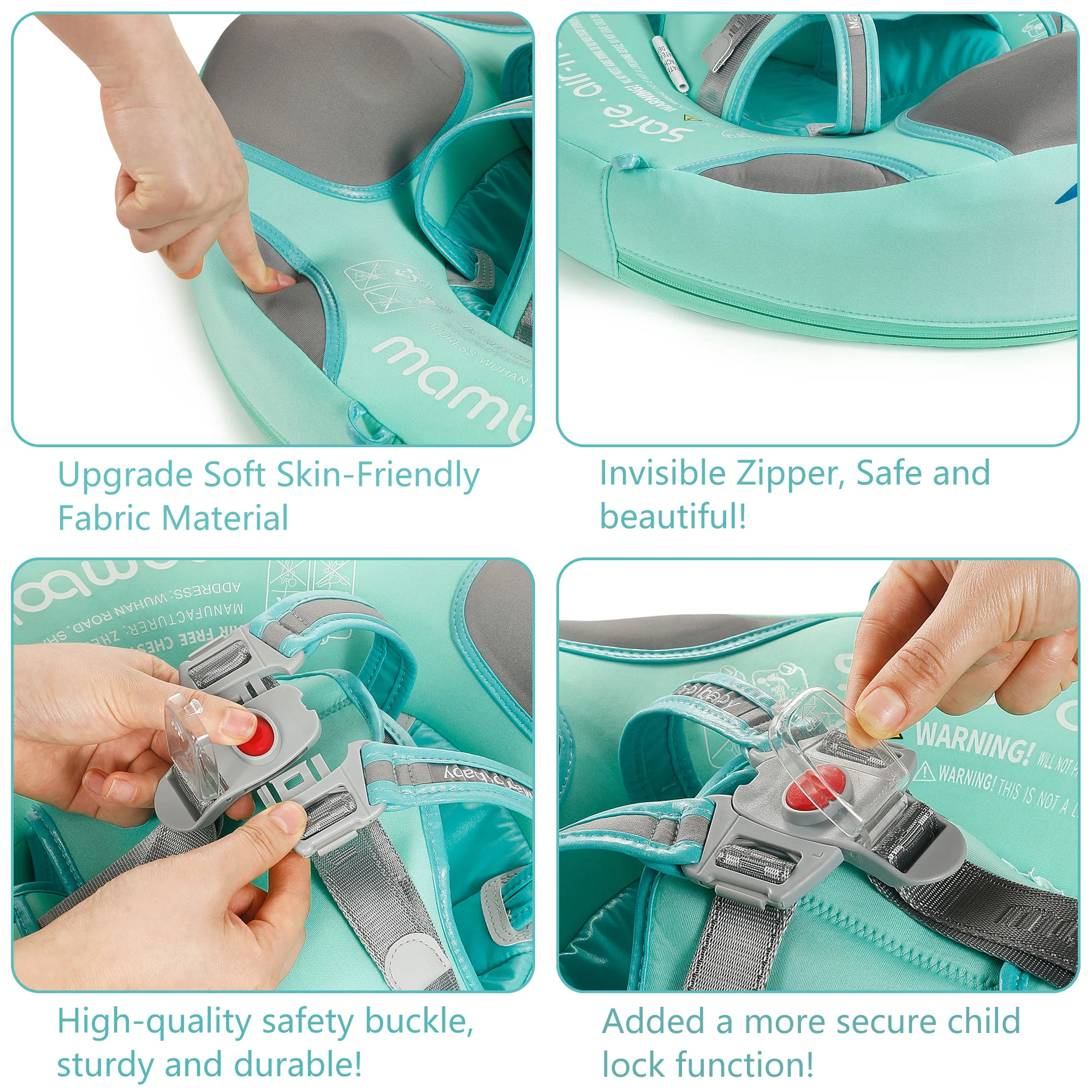 Mambobaby Float Classic - Mambofish Green - Image 7