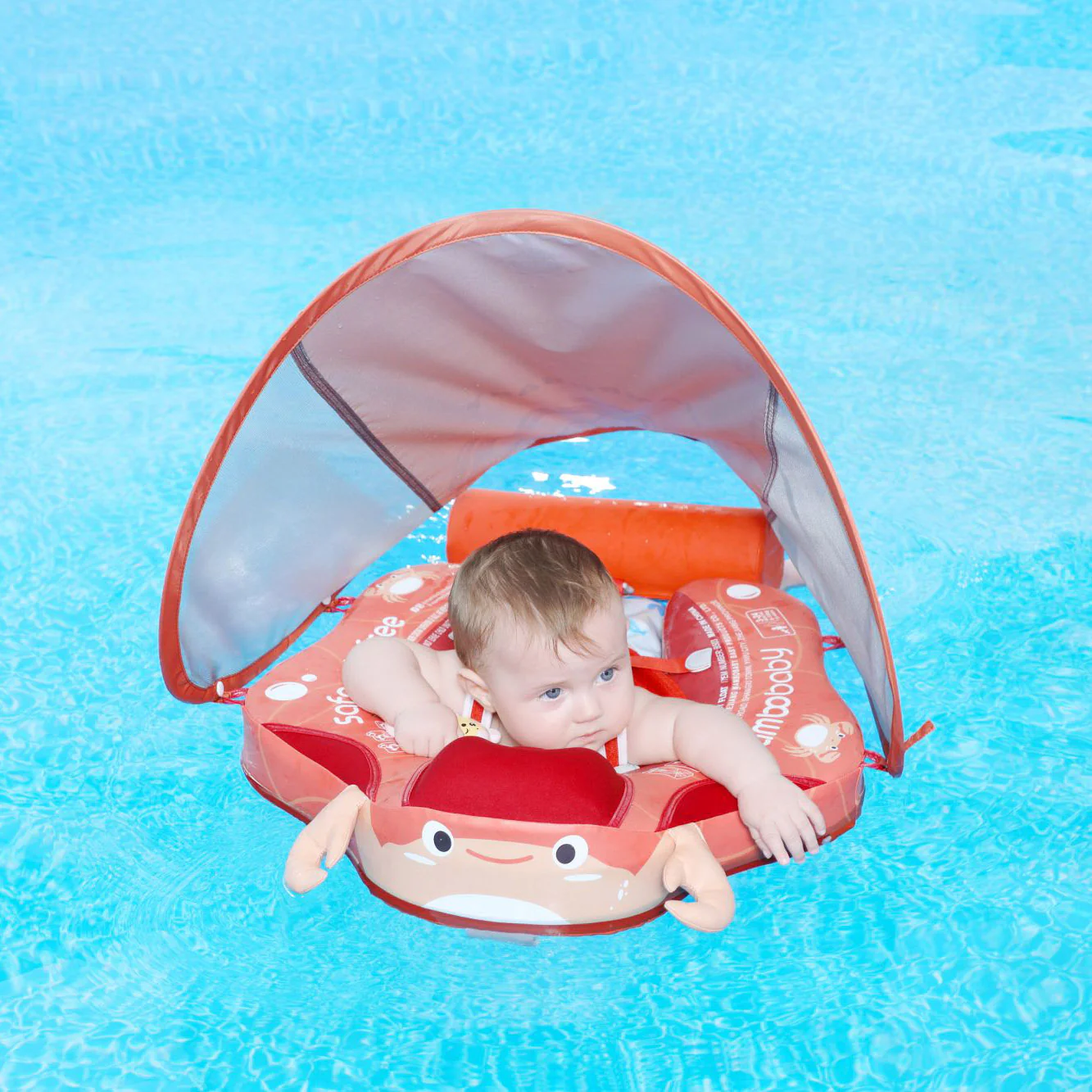 Mambobaby Float Deluxe - Crab Orange - Image 3