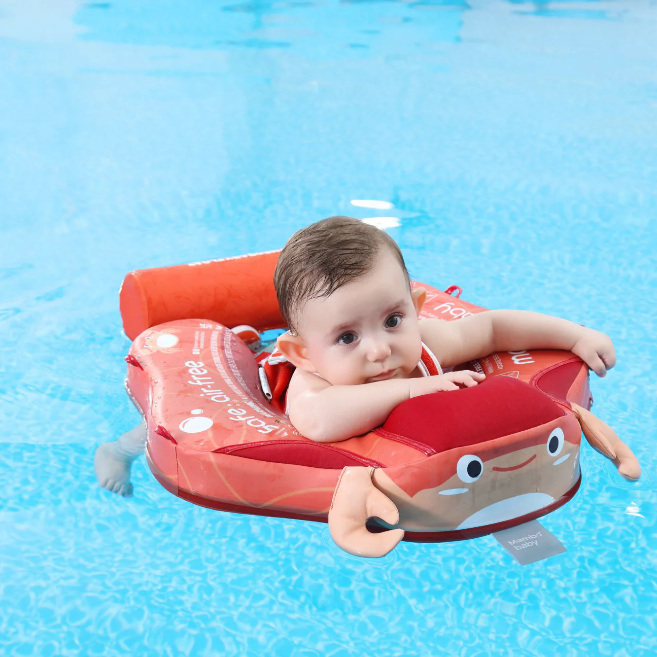 Mambobaby Float Deluxe - Crab Orange - Image 4