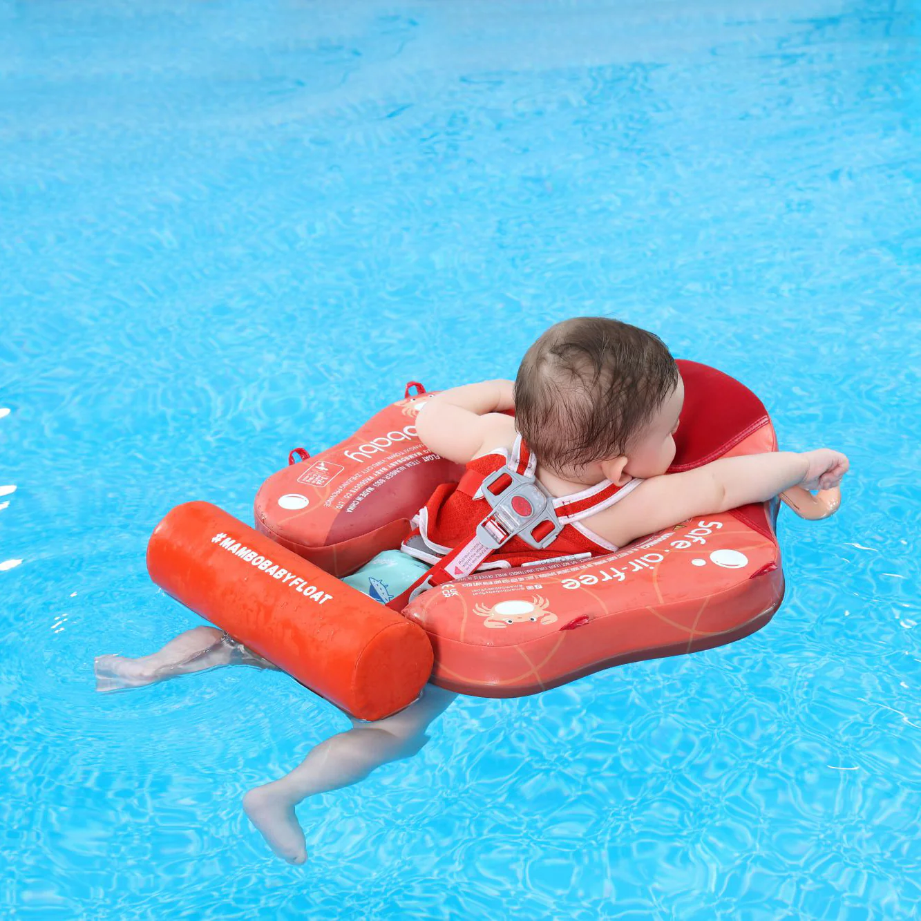 Mambobaby Float Deluxe - Crab Orange - Image 5