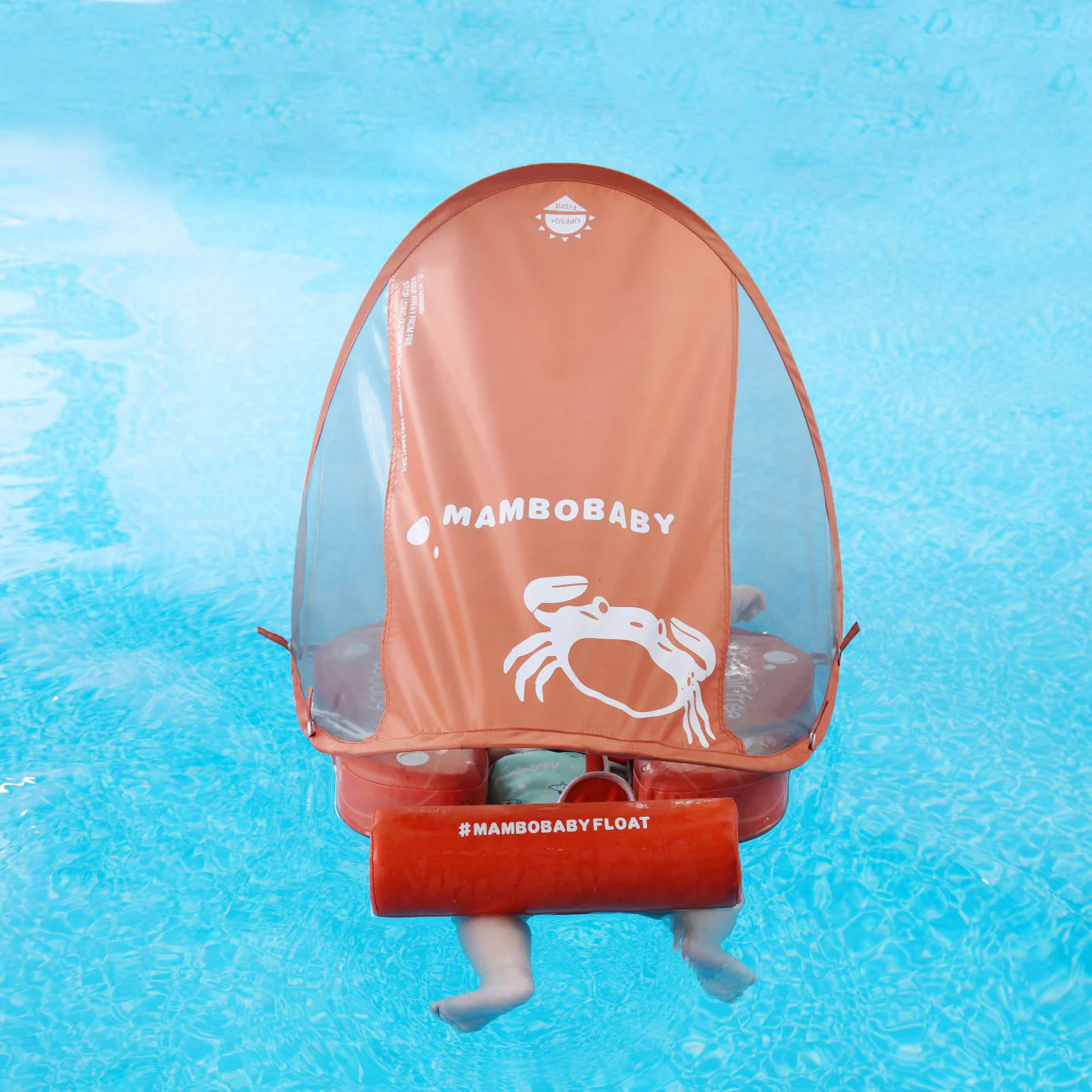 Mambobaby Float Deluxe - Crab Orange - Image 6
