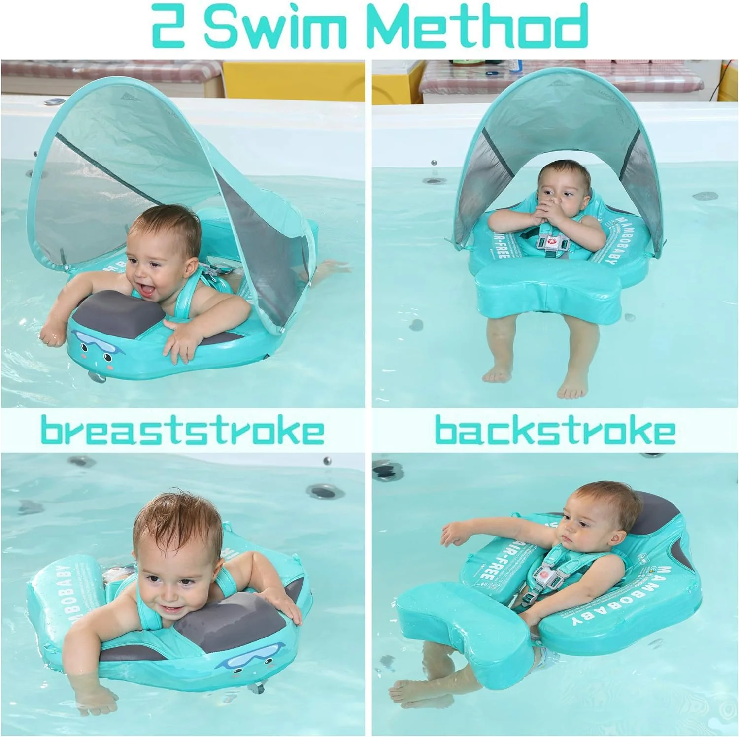 Mambobaby Float Deluxe - Pink - Image 4