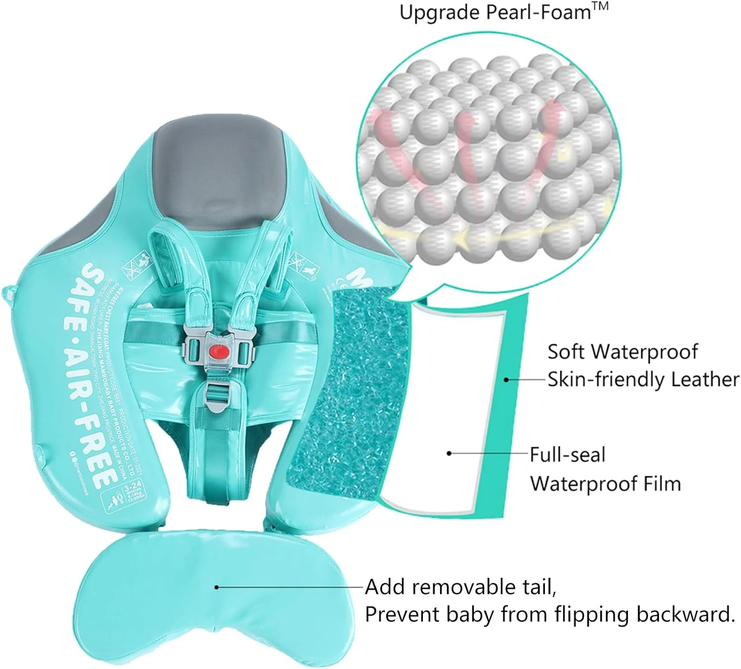 Mambobaby Float Deluxe - Pink - Image 5