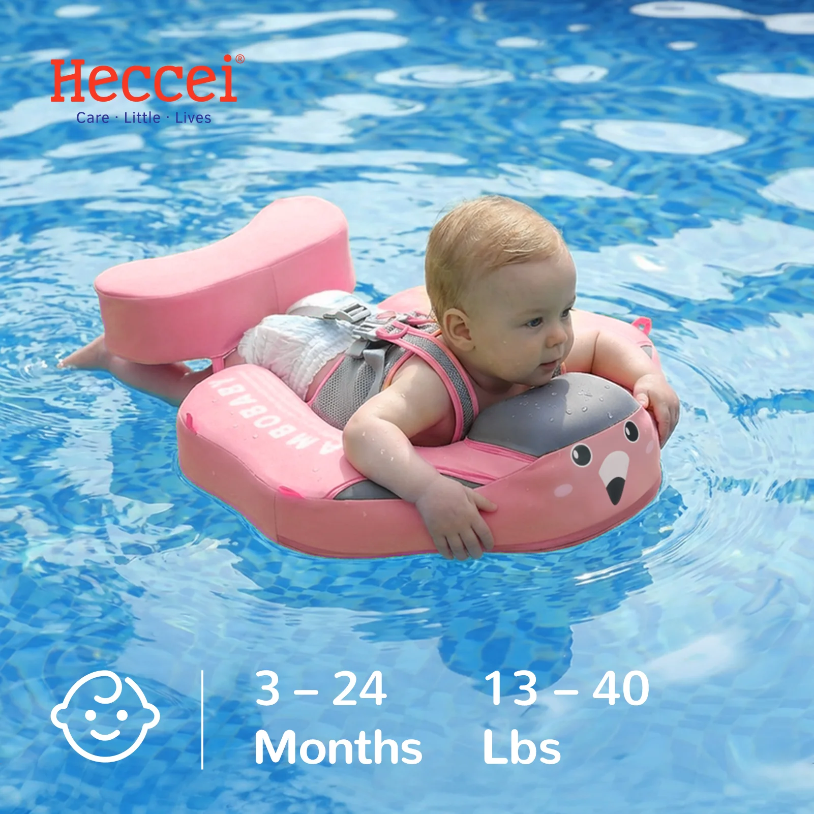 Mambobaby Float Deluxe - Pink | No Canopy Included - Image 2