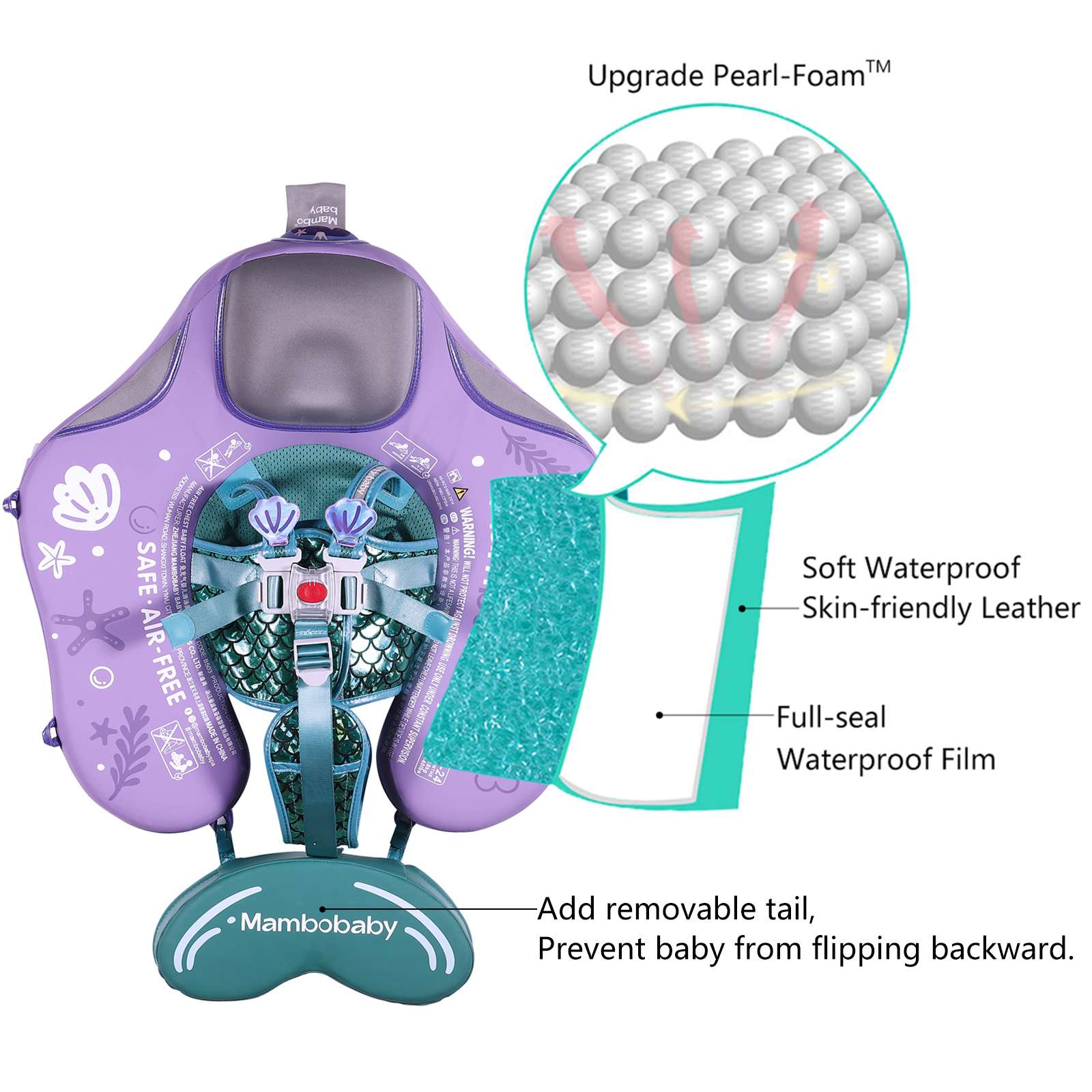 Mambobaby Float Deluxe - Mermaid - Image 7