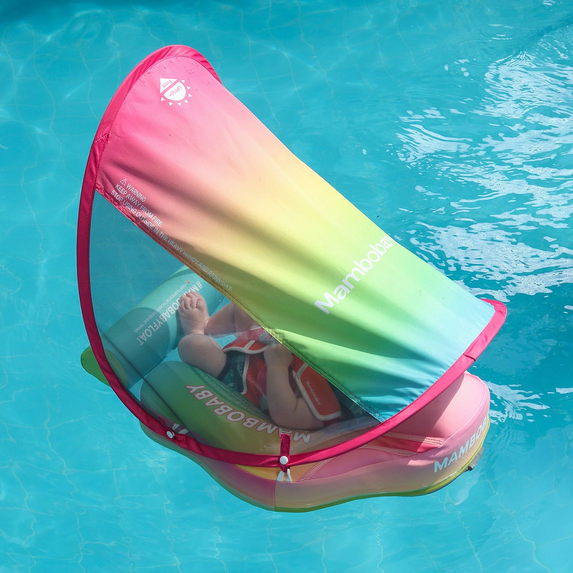 Mambobaby Float Deluxe - Rainbow Pink - Image 3