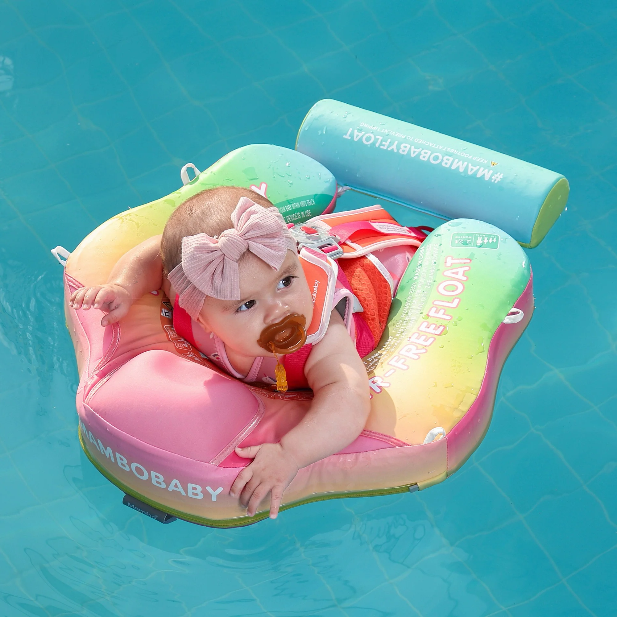 Mambobaby Float Deluxe - Rainbow Pink - Image 5