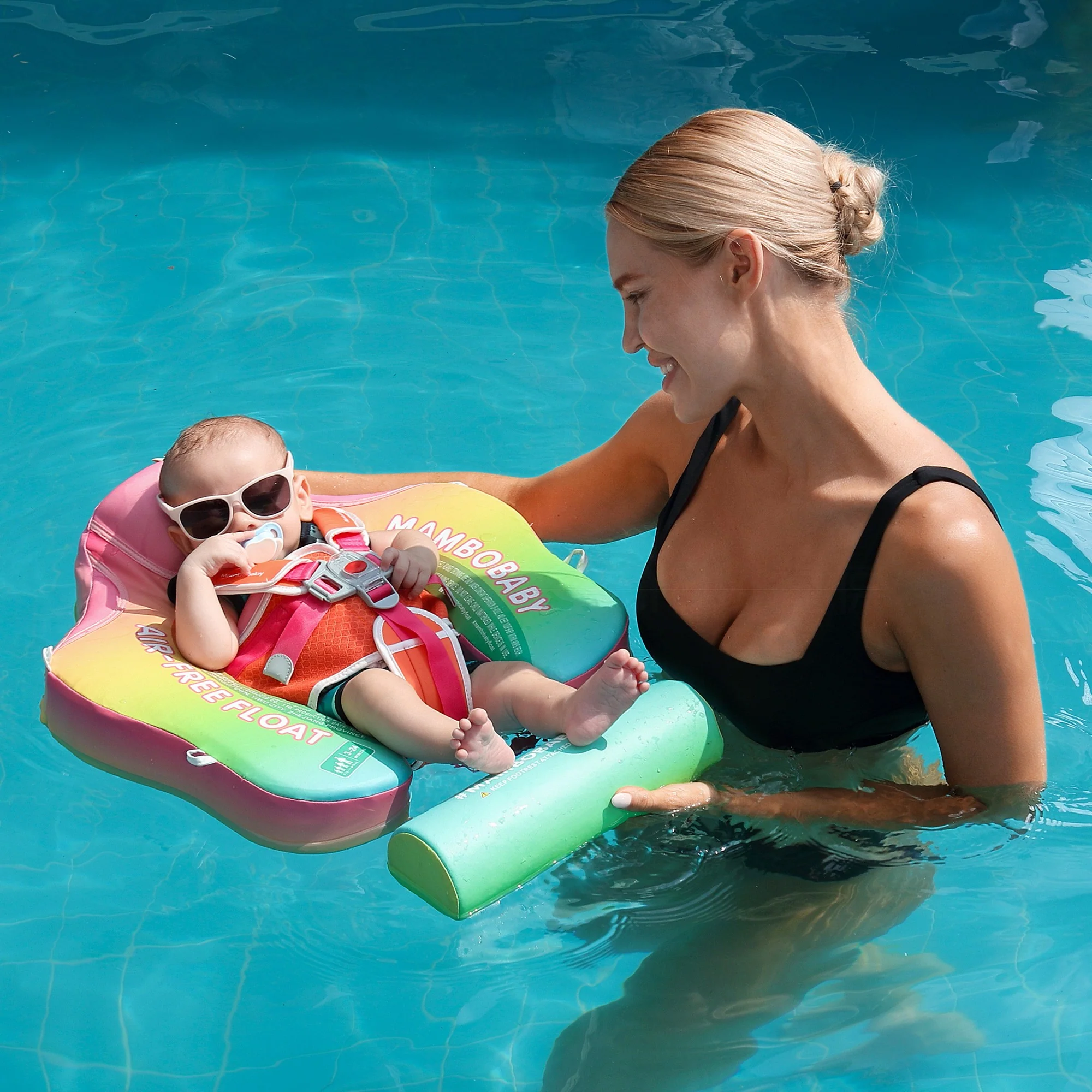 Mambobaby Float Deluxe - Rainbow Pink - Image 6
