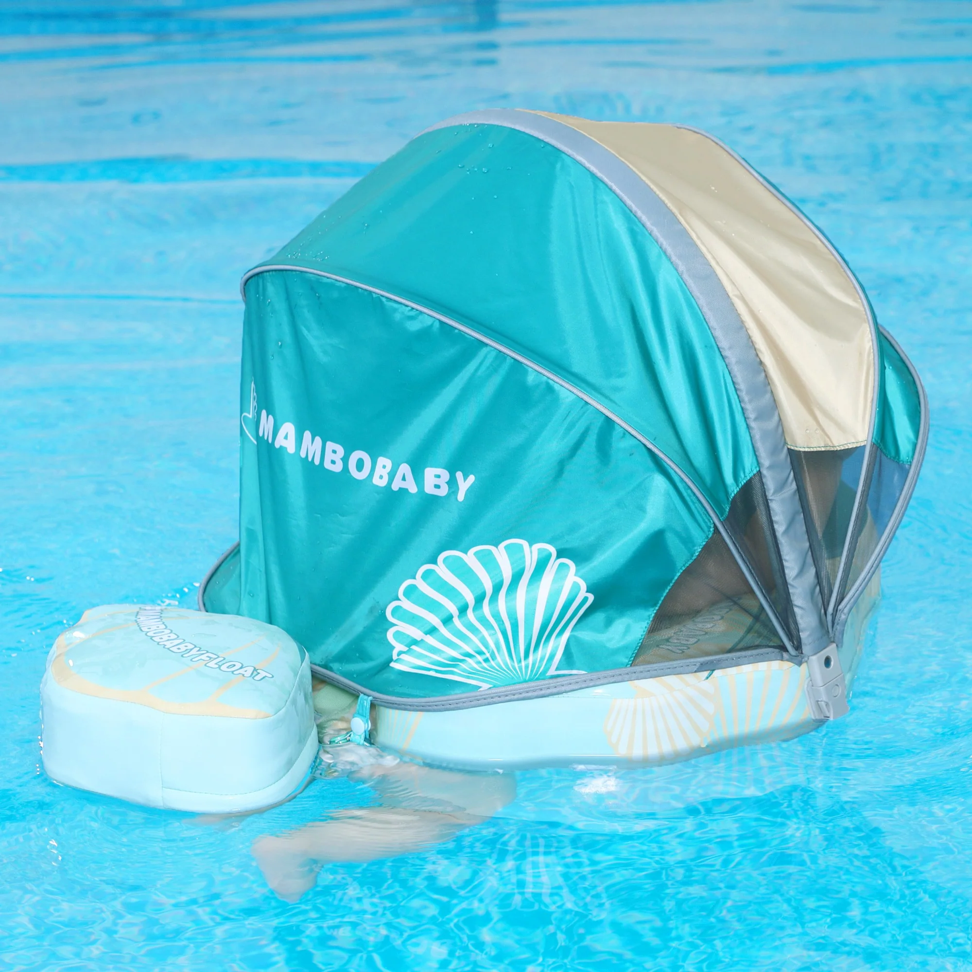 Mambobaby Float Seashell - Green - Image 4
