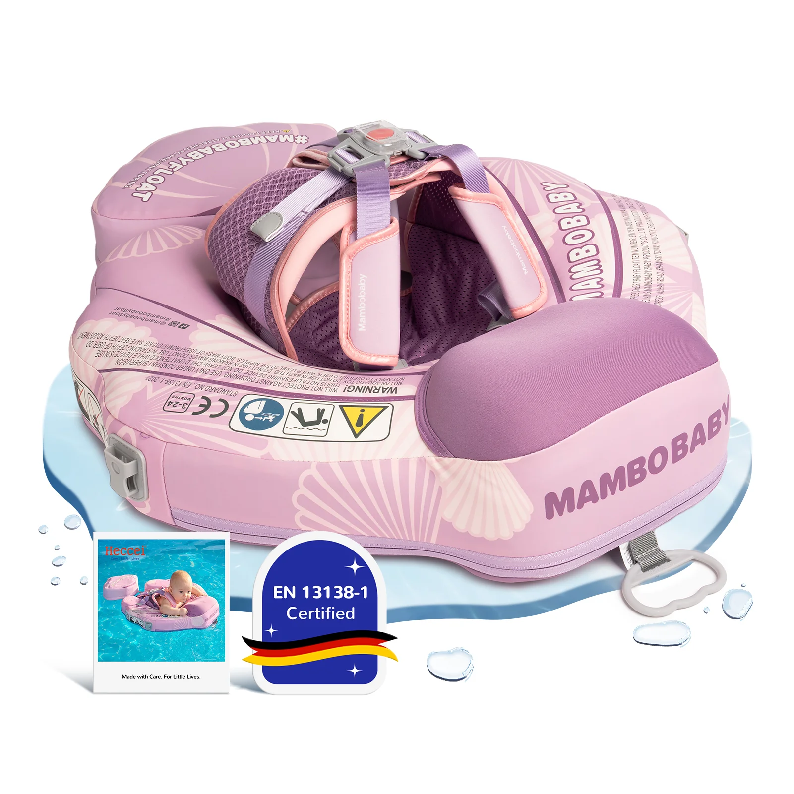 Mambobaby Float Seashell - Purple | No Canopy Included