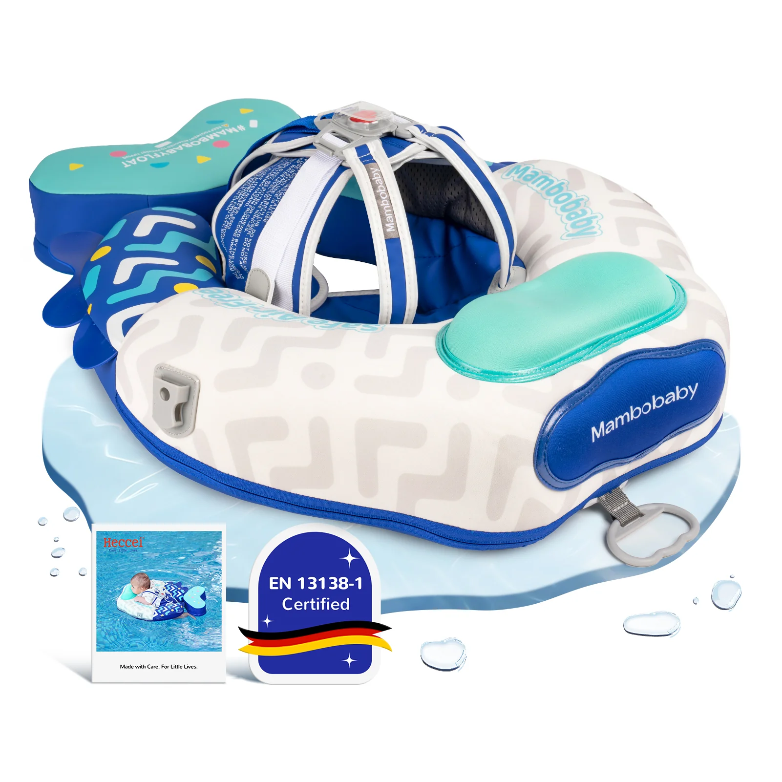 Mambobaby Float Ultra - Colorfish Blue | No Canopy Included