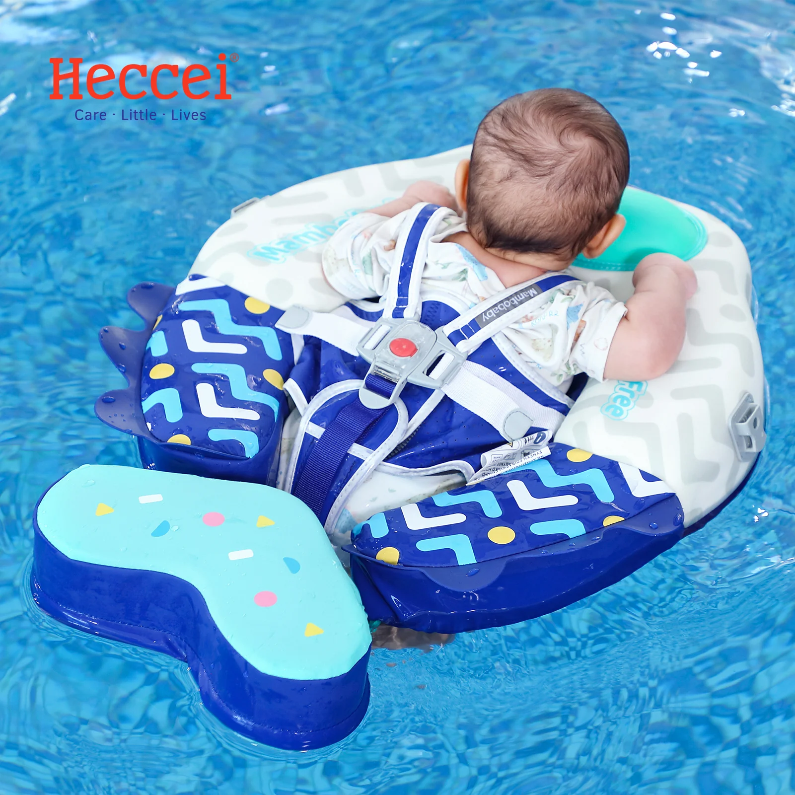 Mambobaby Float Ultra - Colorfish Blue | No Canopy Included - Image 5