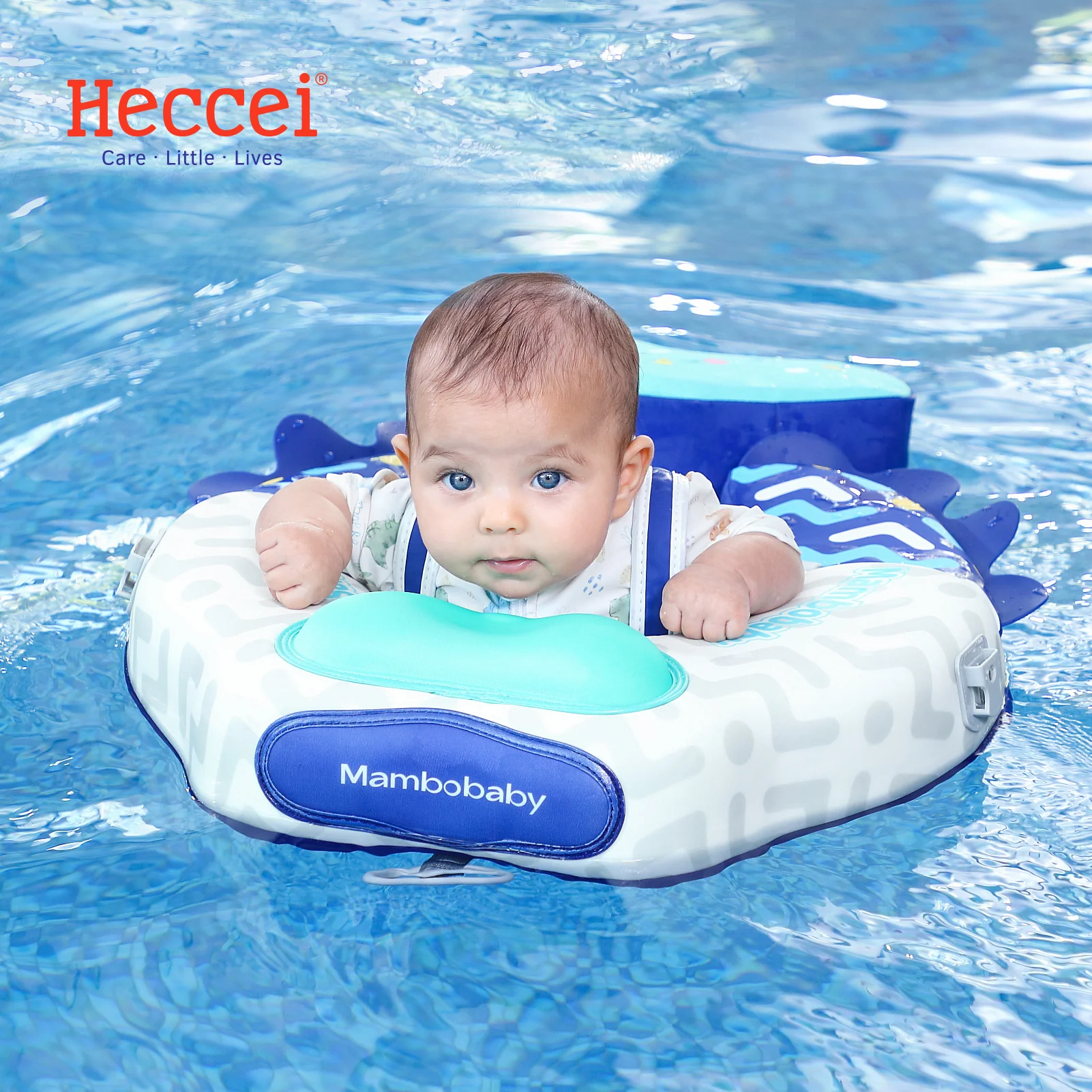 Mambobaby Float Ultra - Colorfish Blue | No Canopy Included - Image 6