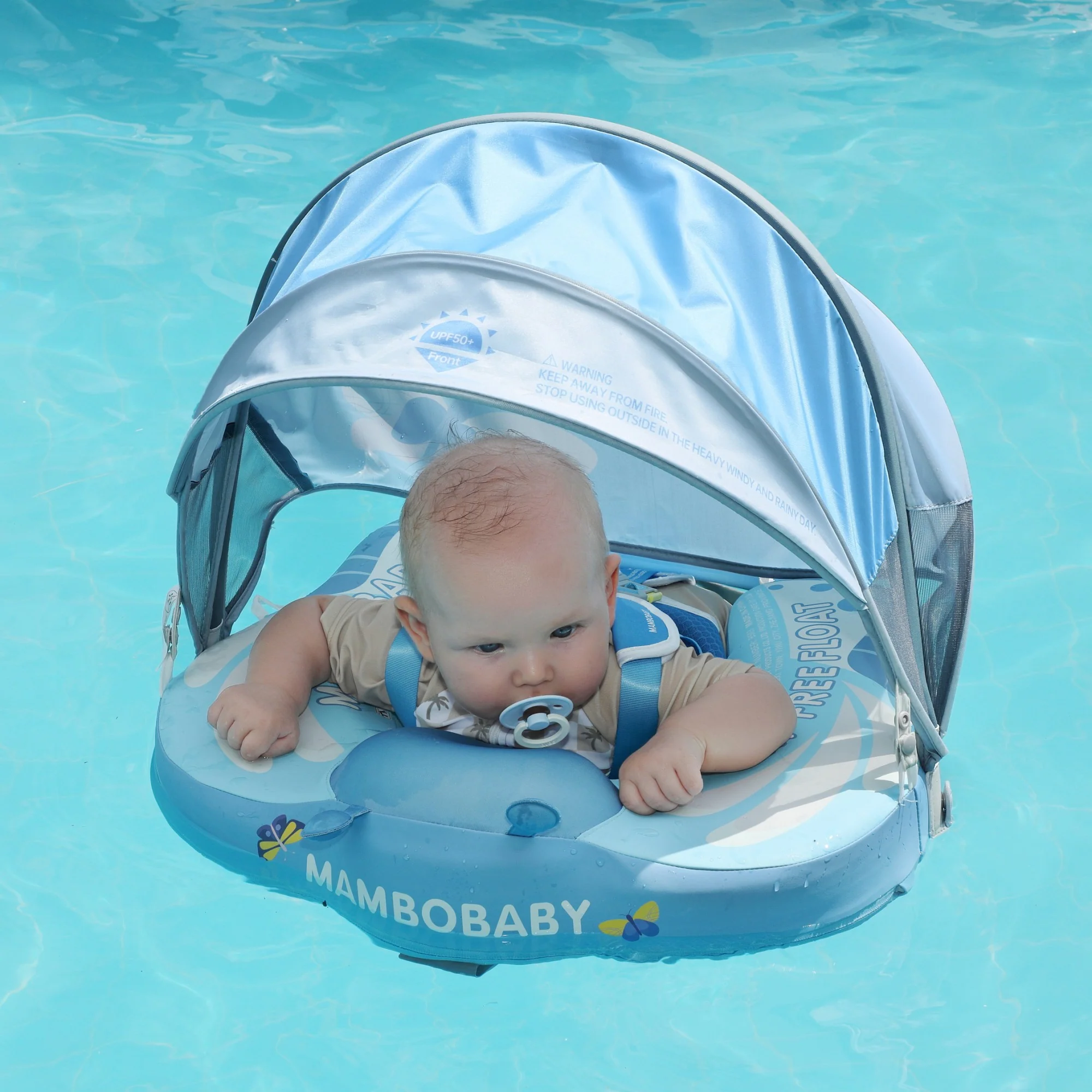 Mambobaby Float Ultra - Butterfly Sky Blue - Image 3
