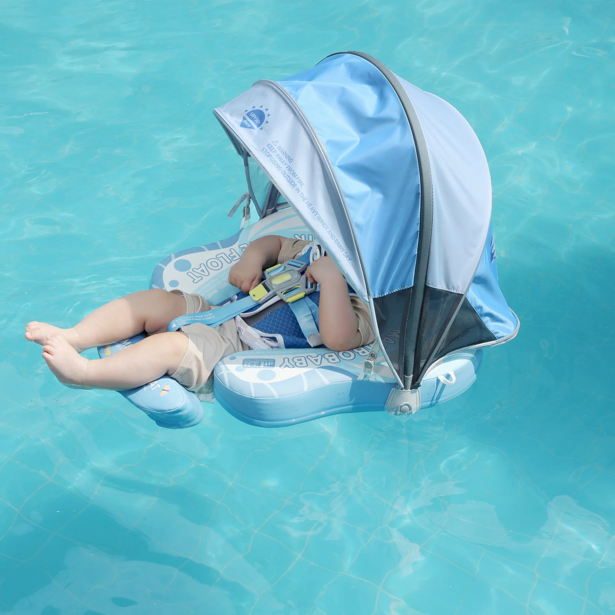 Mambobaby Float Ultra - Butterfly Sky Blue - Image 5