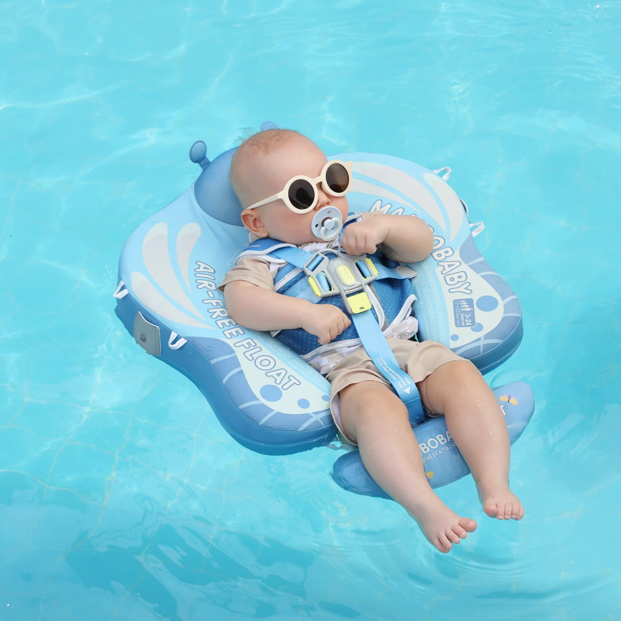 Mambobaby Float Ultra - Butterfly Sky Blue - Image 6