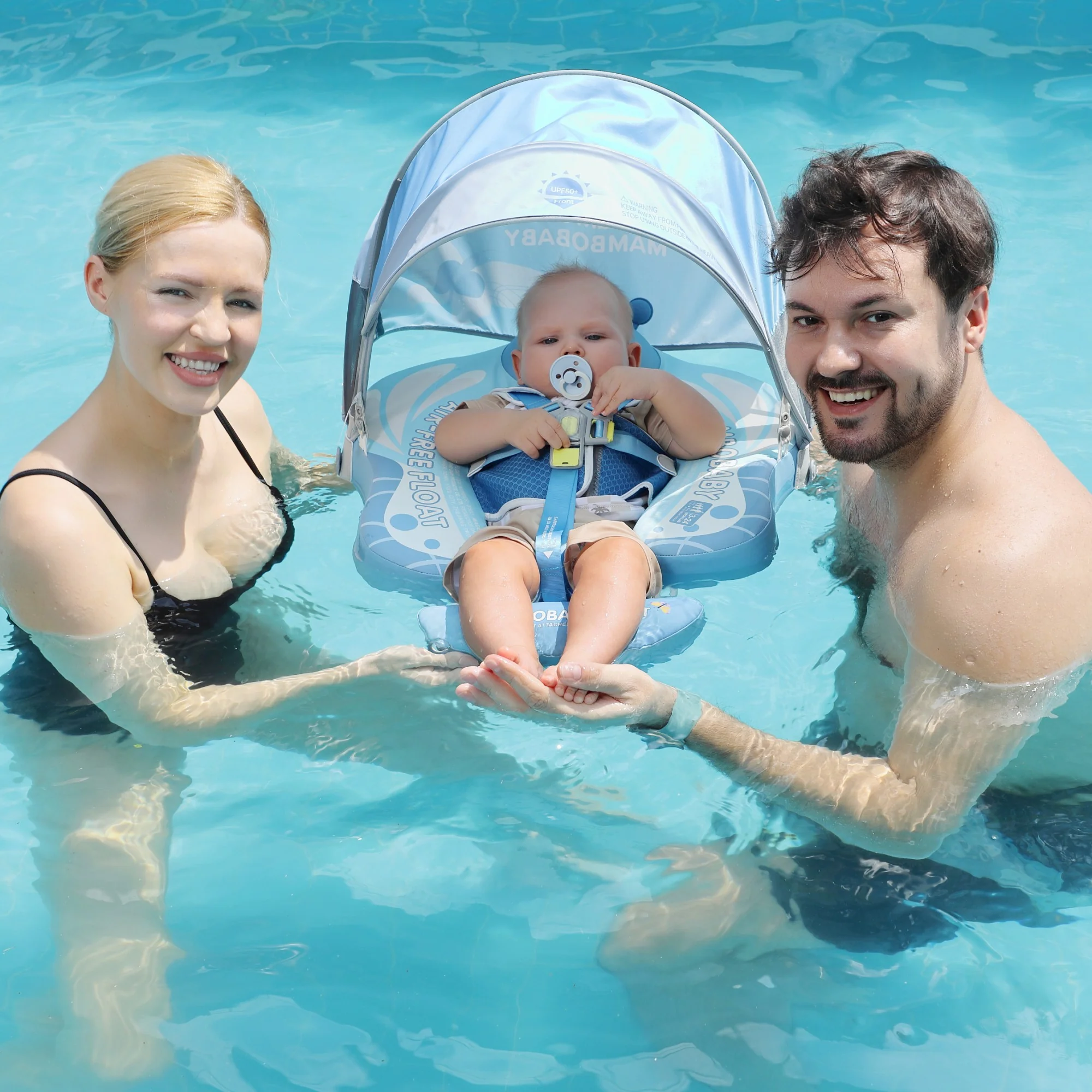 Mambobaby Float Ultra - Butterfly Sky Blue - Image 7
