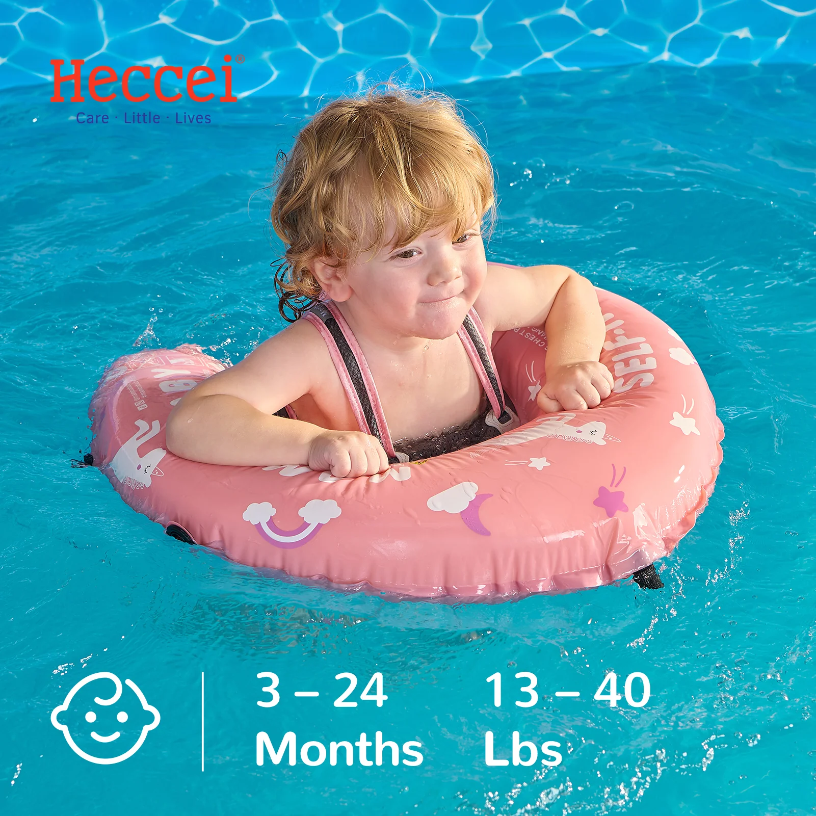 Mambobaby Self-Inflating Float - Pink | No Canopy Included - Image 6