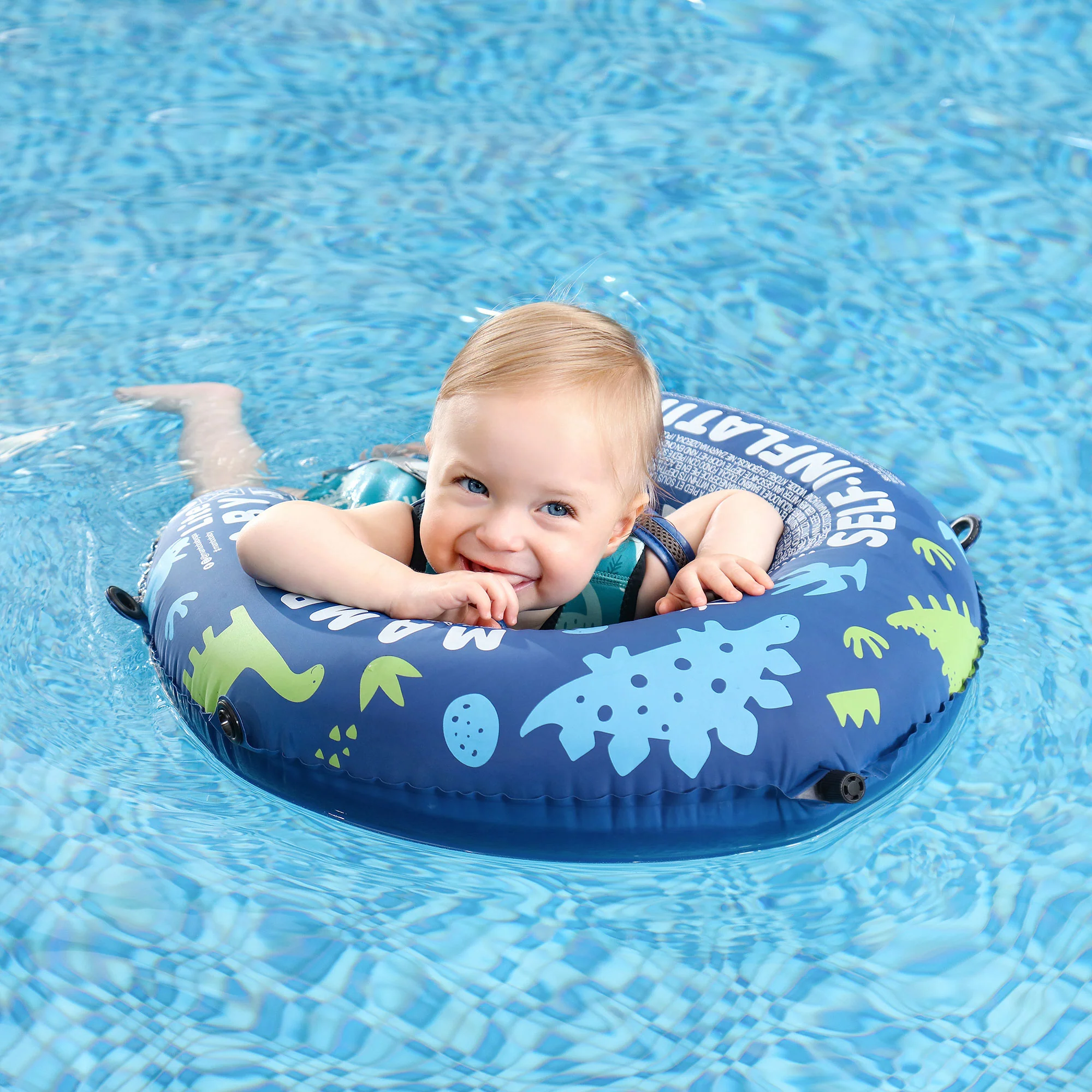 Mambobaby Self-Inflating Float - Blue - Image 3