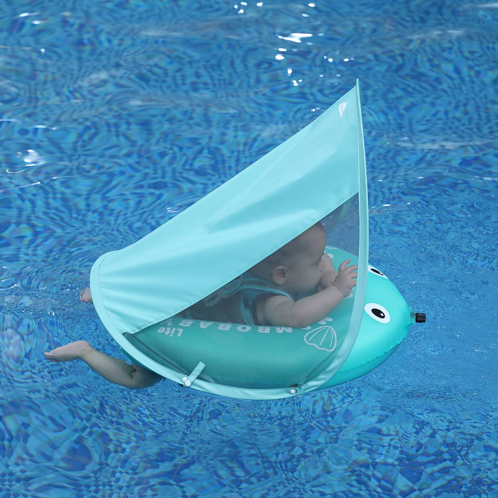 Mambobaby Self-Inflating Float - Green - Image 5
