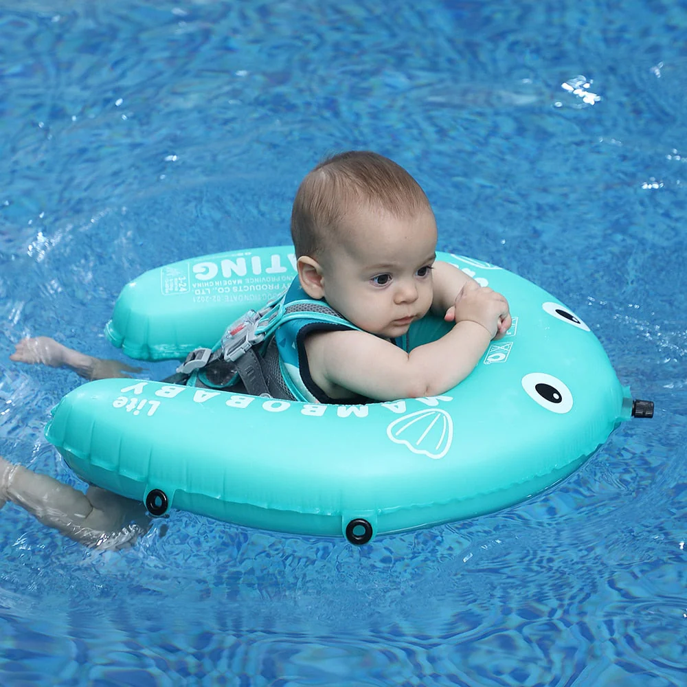 Mambobaby Self-Inflating Float - Green - Image 6