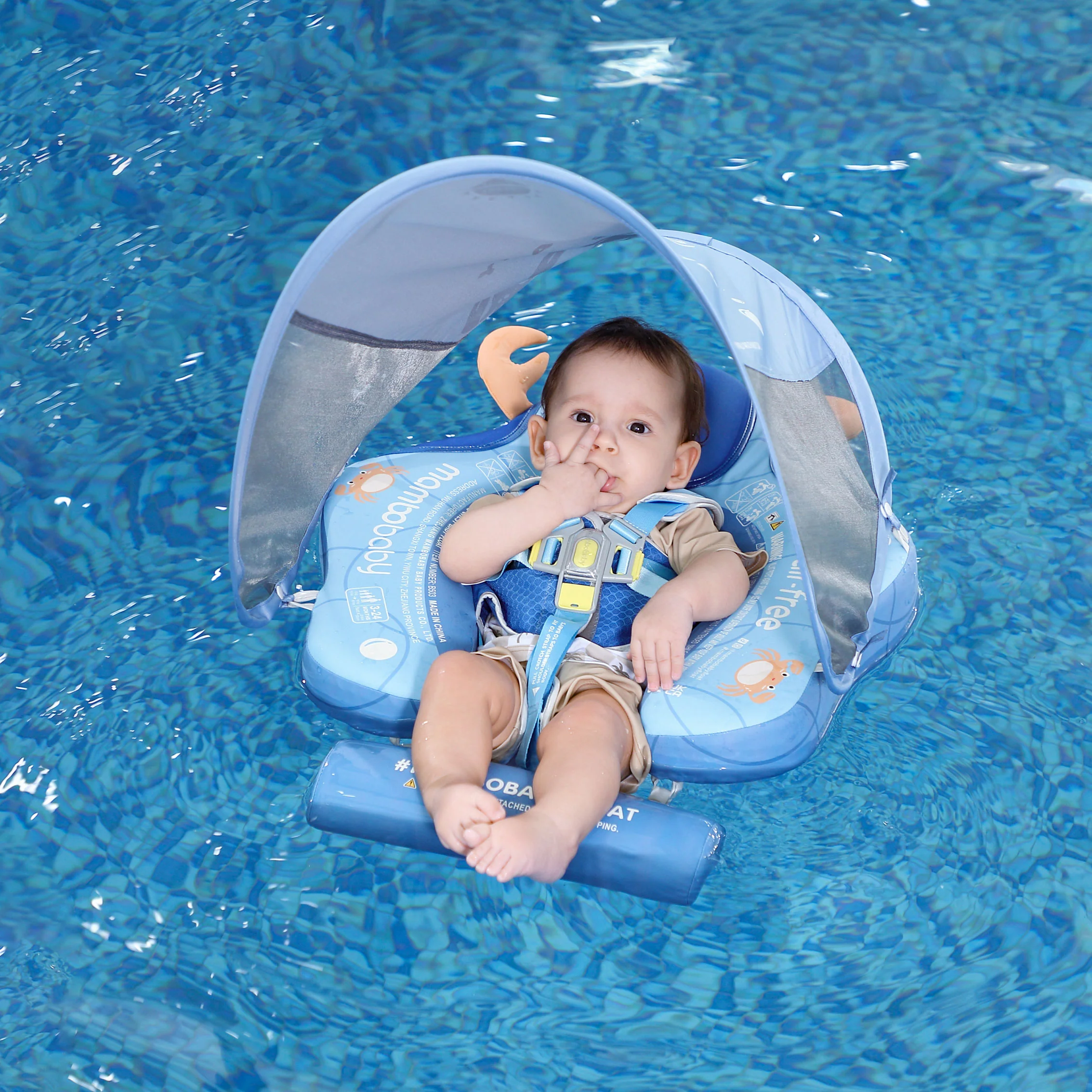 Mambobaby Float Deluxe - Crab Blue - Image 3