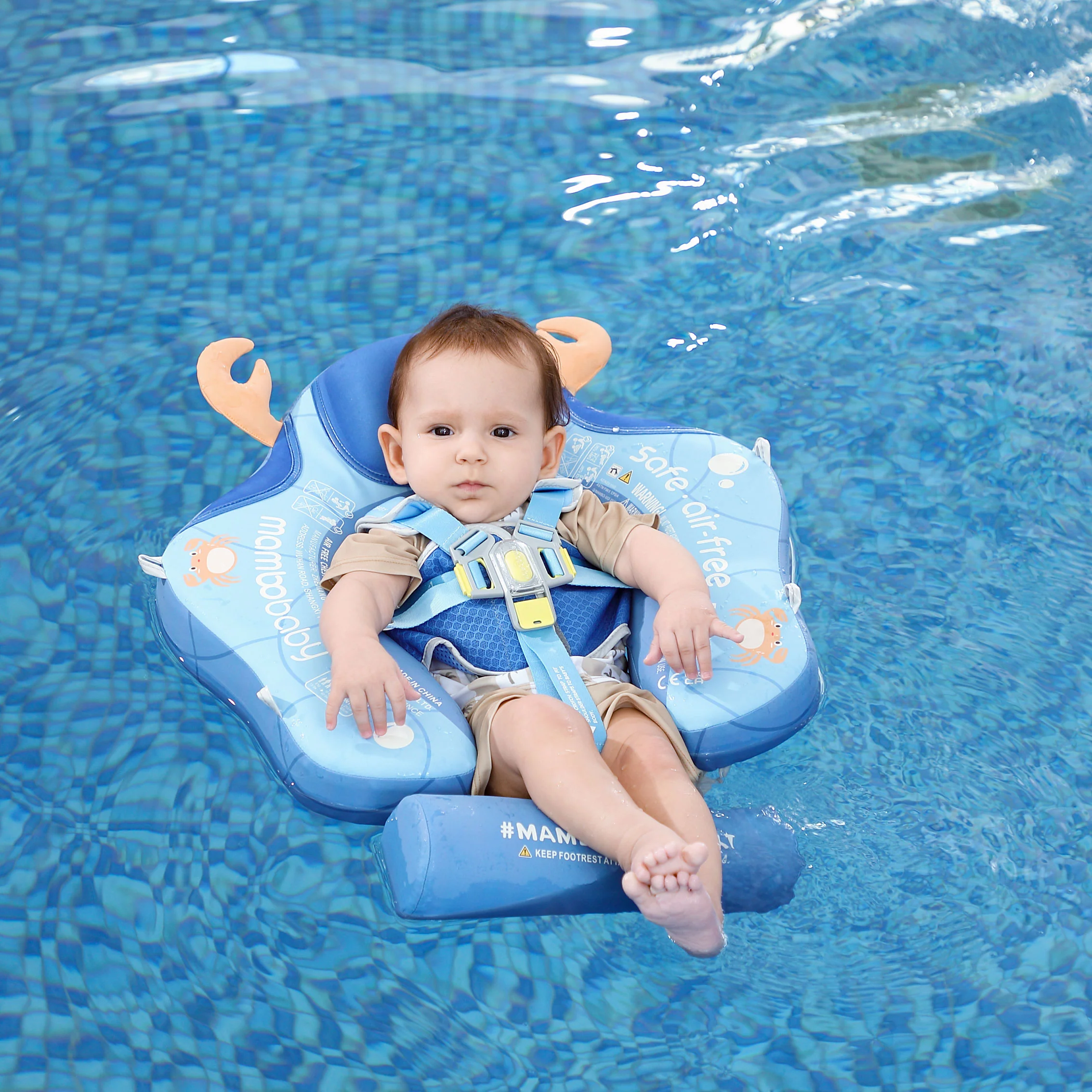 Mambobaby Float Deluxe - Crab Blue - Image 4