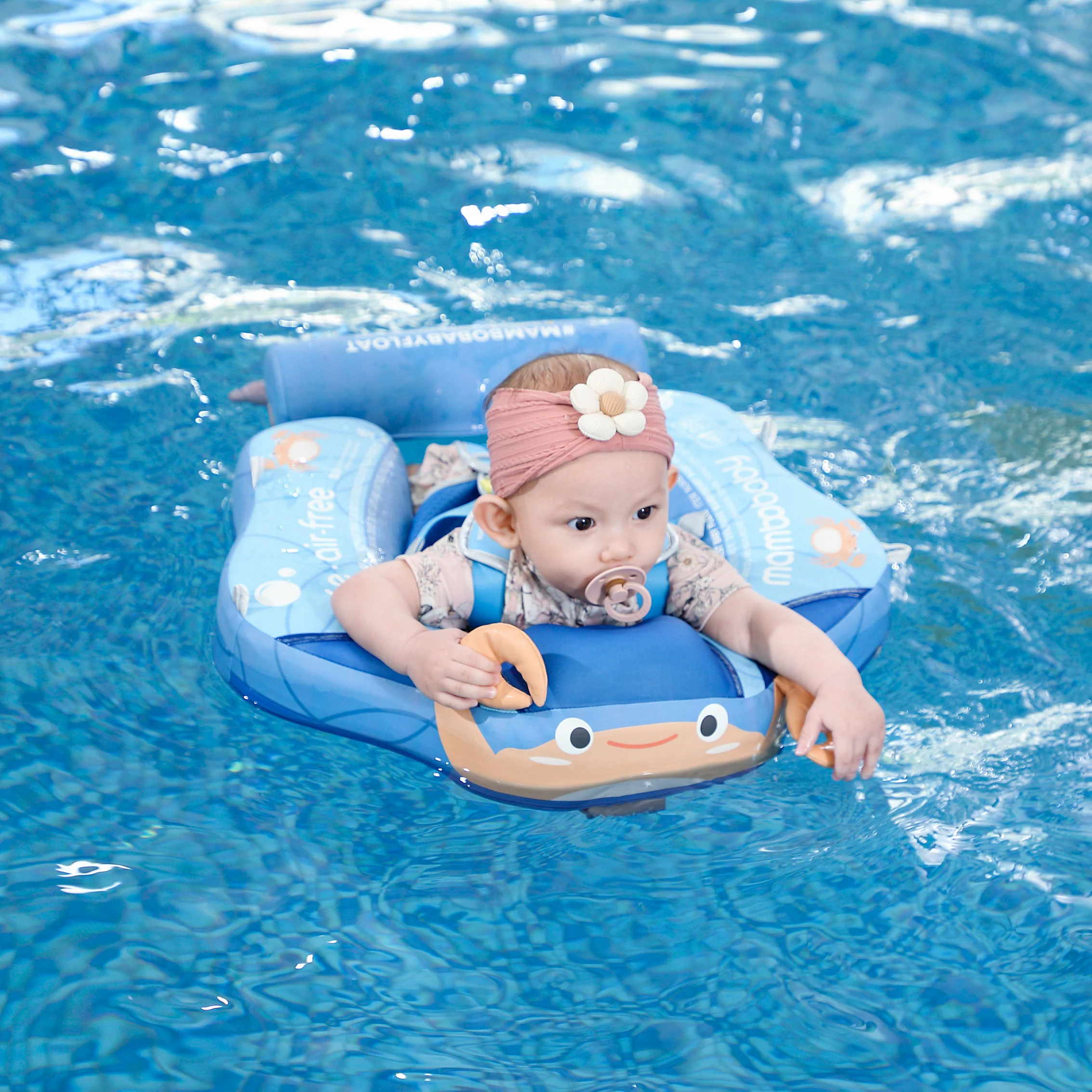 Mambobaby Float Deluxe - Crab Blue - Image 5