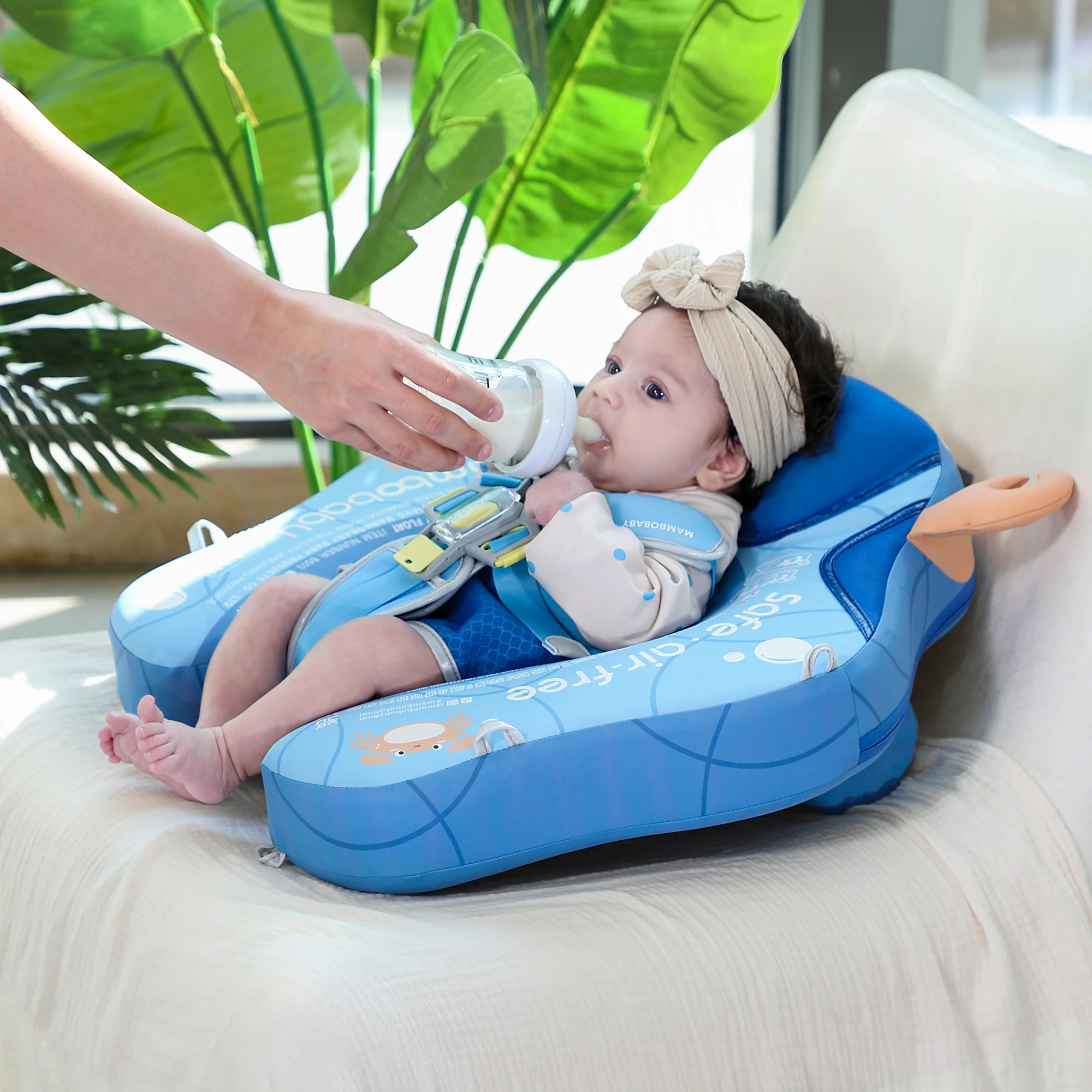 Mambobaby Float Deluxe - Crab Blue - Image 8