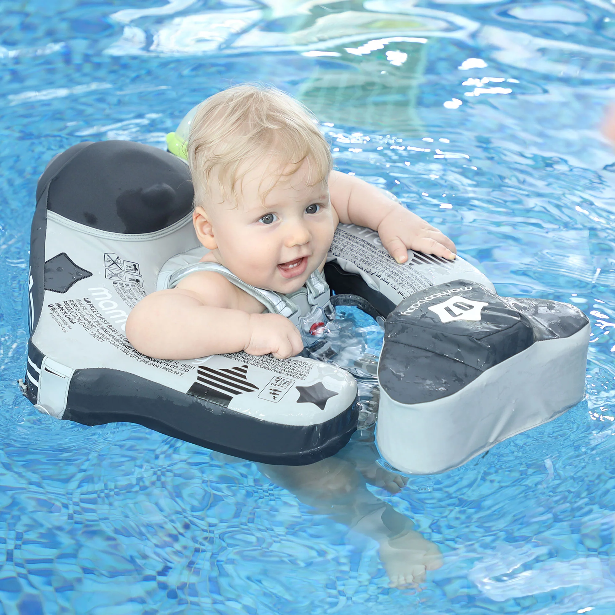 Mambobaby Float No.7 Airplane - Gray - Image 3