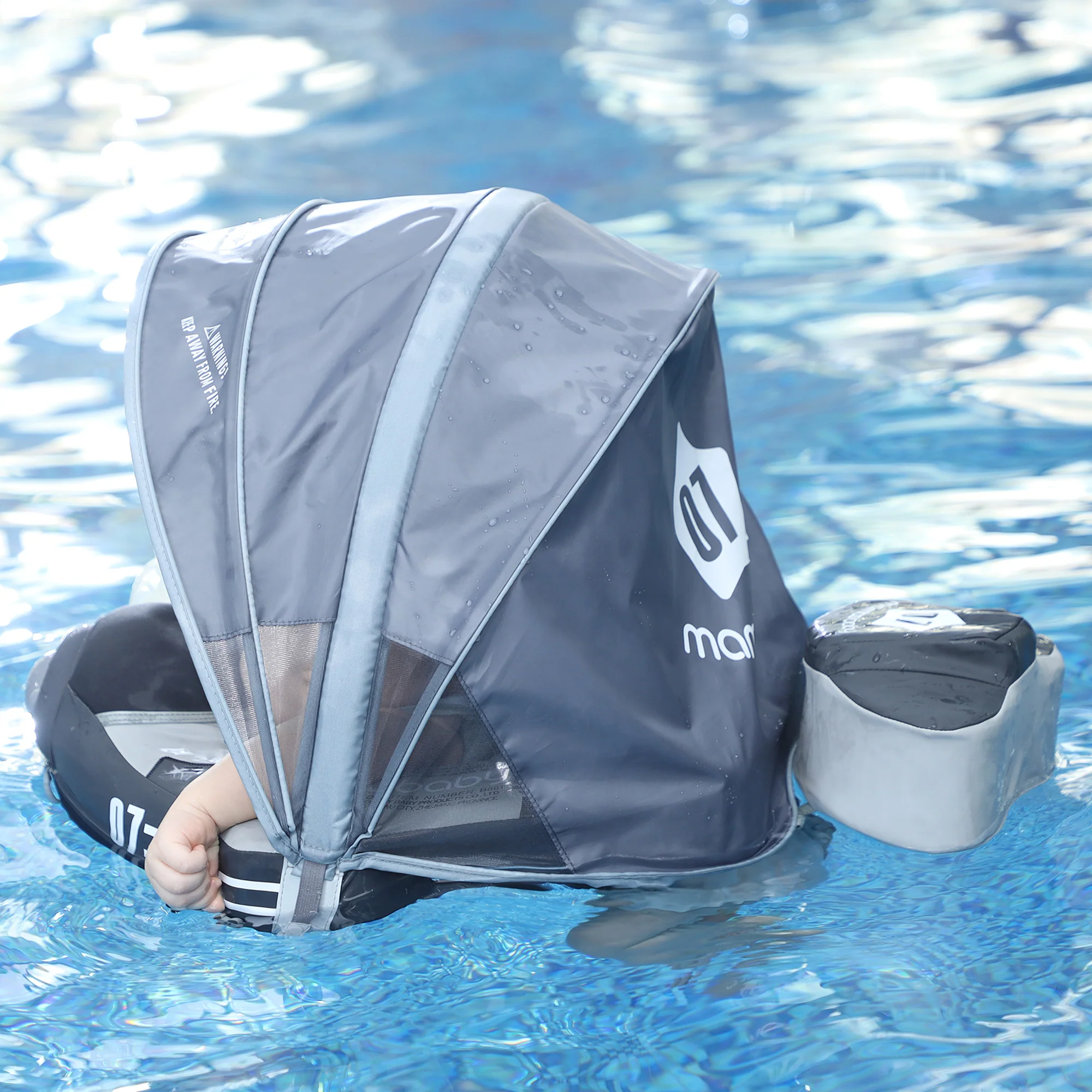 Mambobaby Float No.7 Airplane - Gray - Image 4