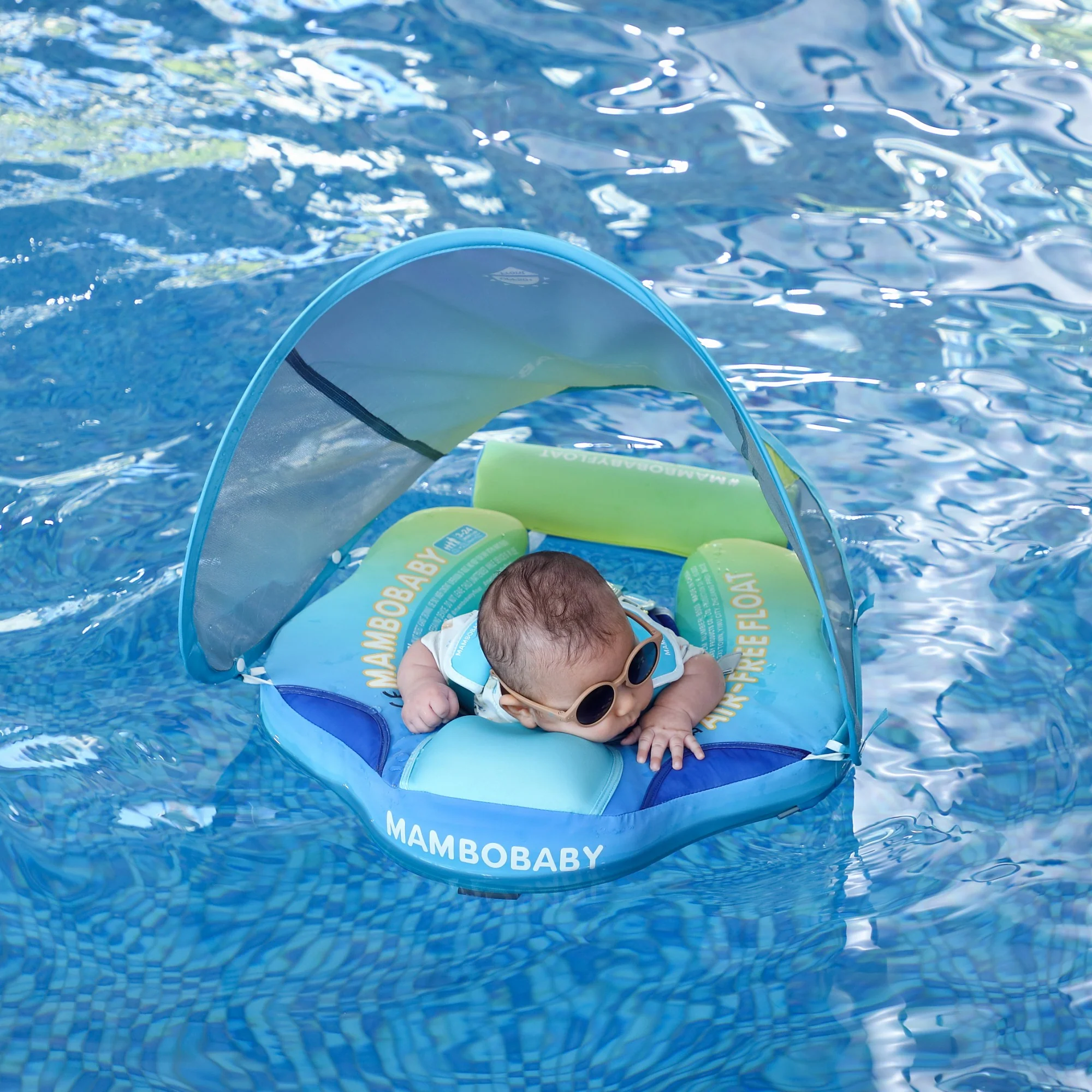 Mambobaby Float Deluxe - Rainbow Blue - Image 3