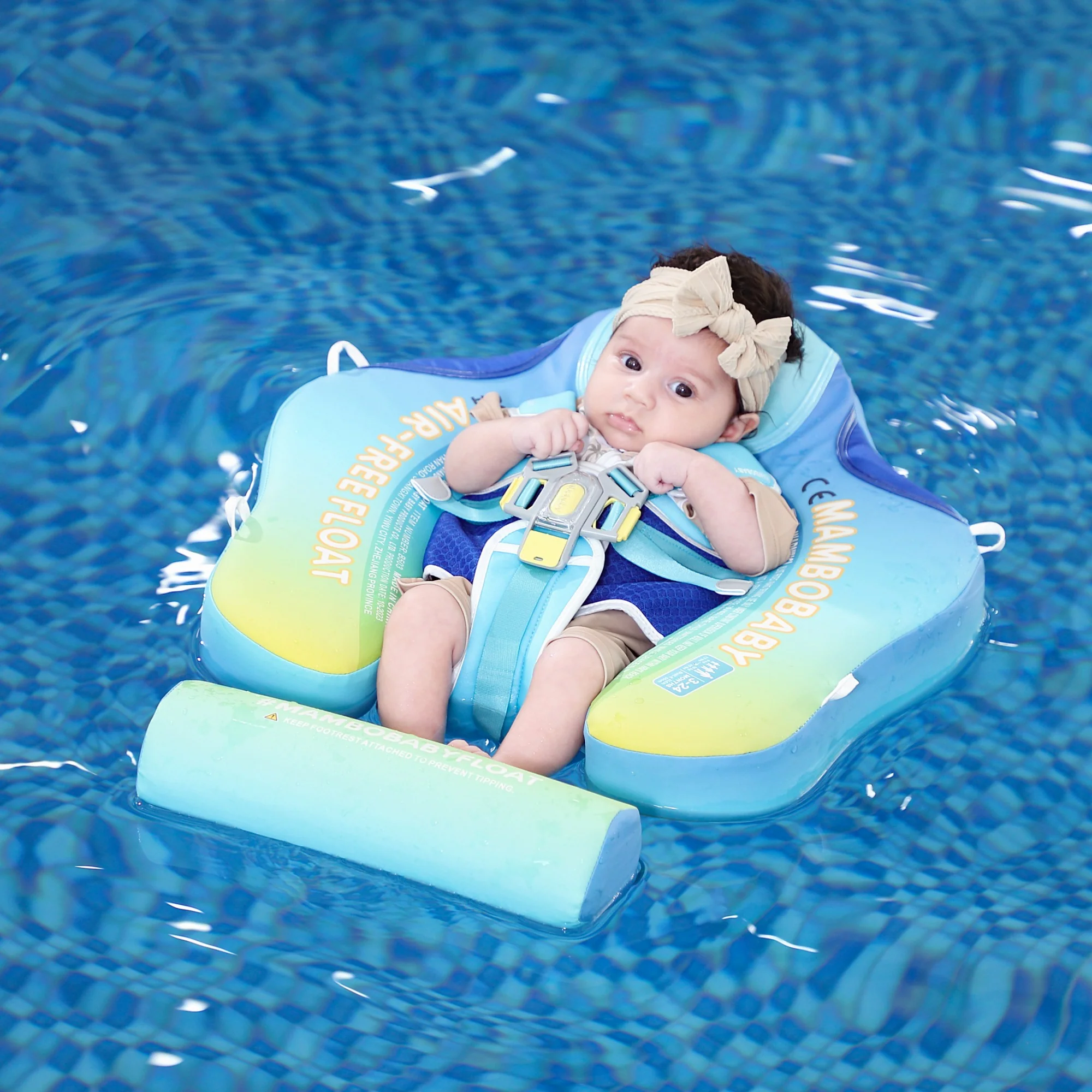 Mambobaby Float Deluxe - Rainbow Blue - Image 4