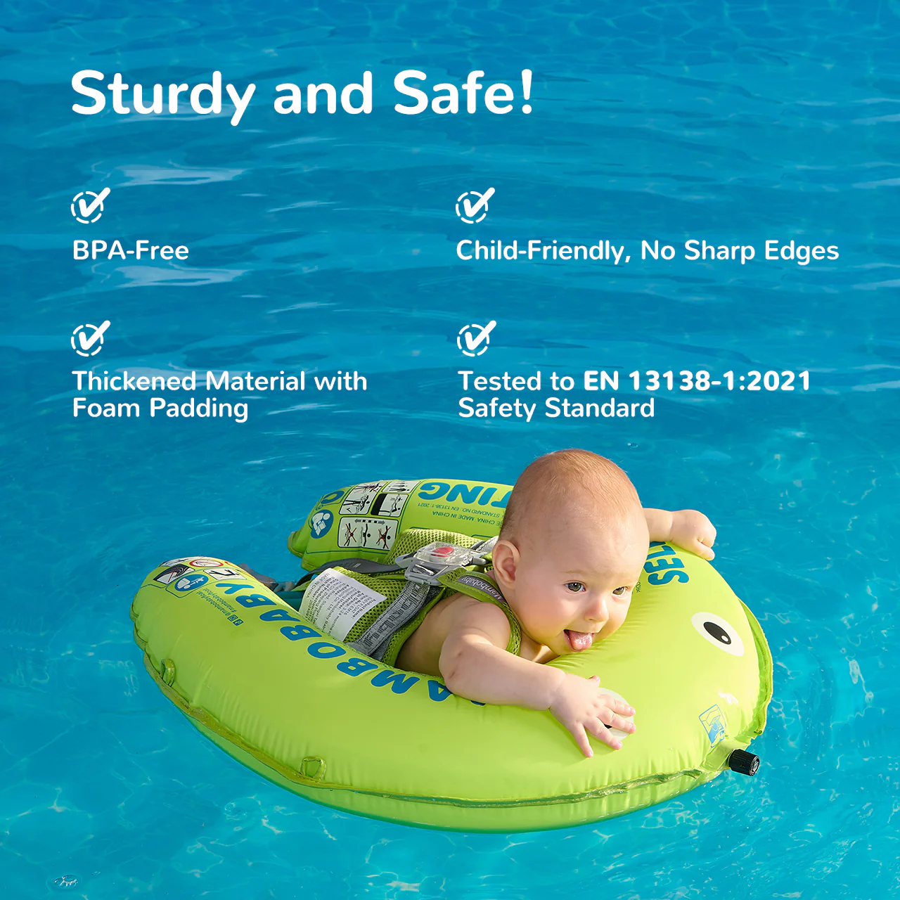 Mambobaby Self-Inflating - Yellow - Image 4