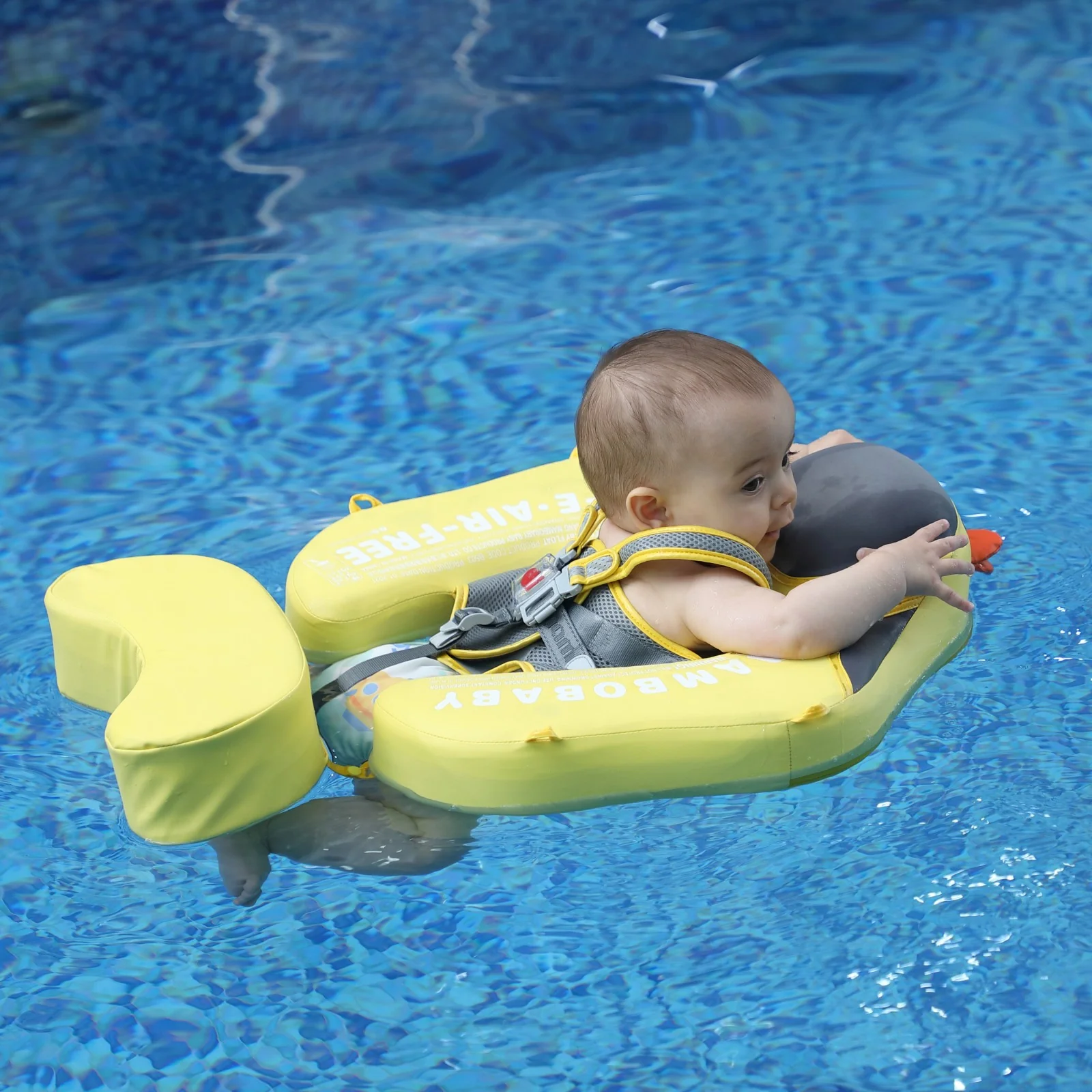 Mambobaby Float Deluxe - Yellow - Image 4