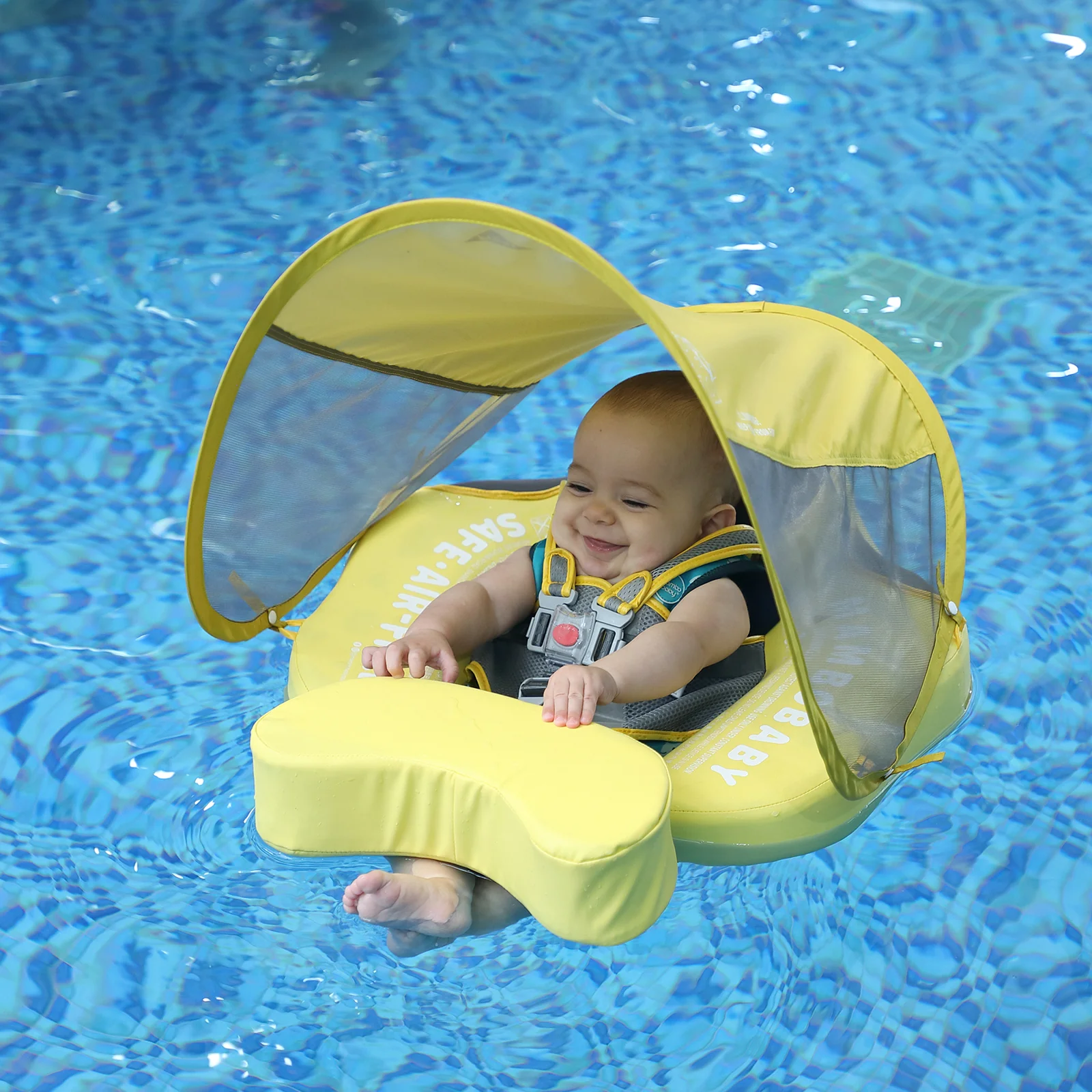 Mambobaby Float Deluxe - Yellow - Image 5