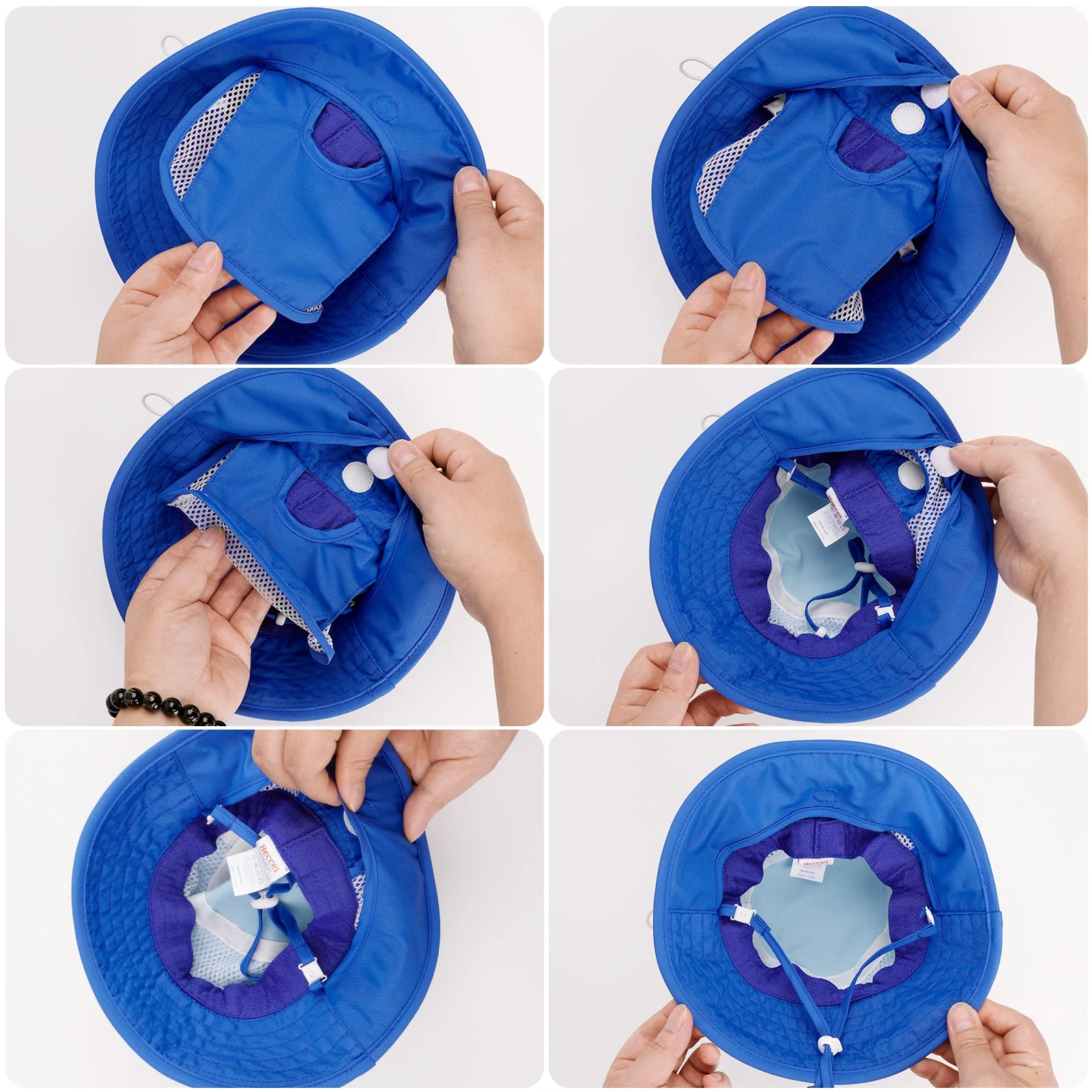 DryShade™ SkyCandy Sun Hat - Blue - Image 3
