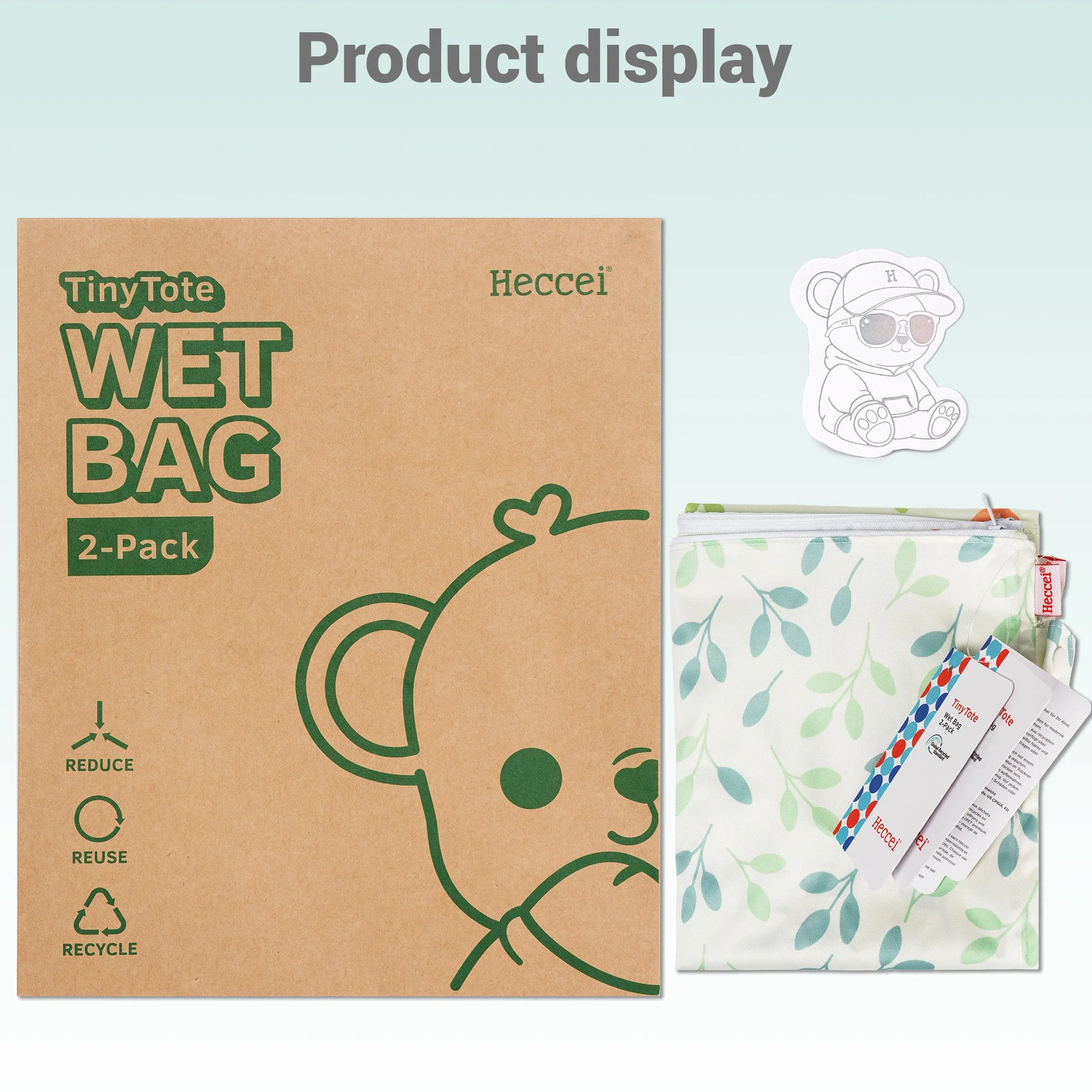 Wet Dry Bag Set 2 Pack - Bubble Play - Image 3