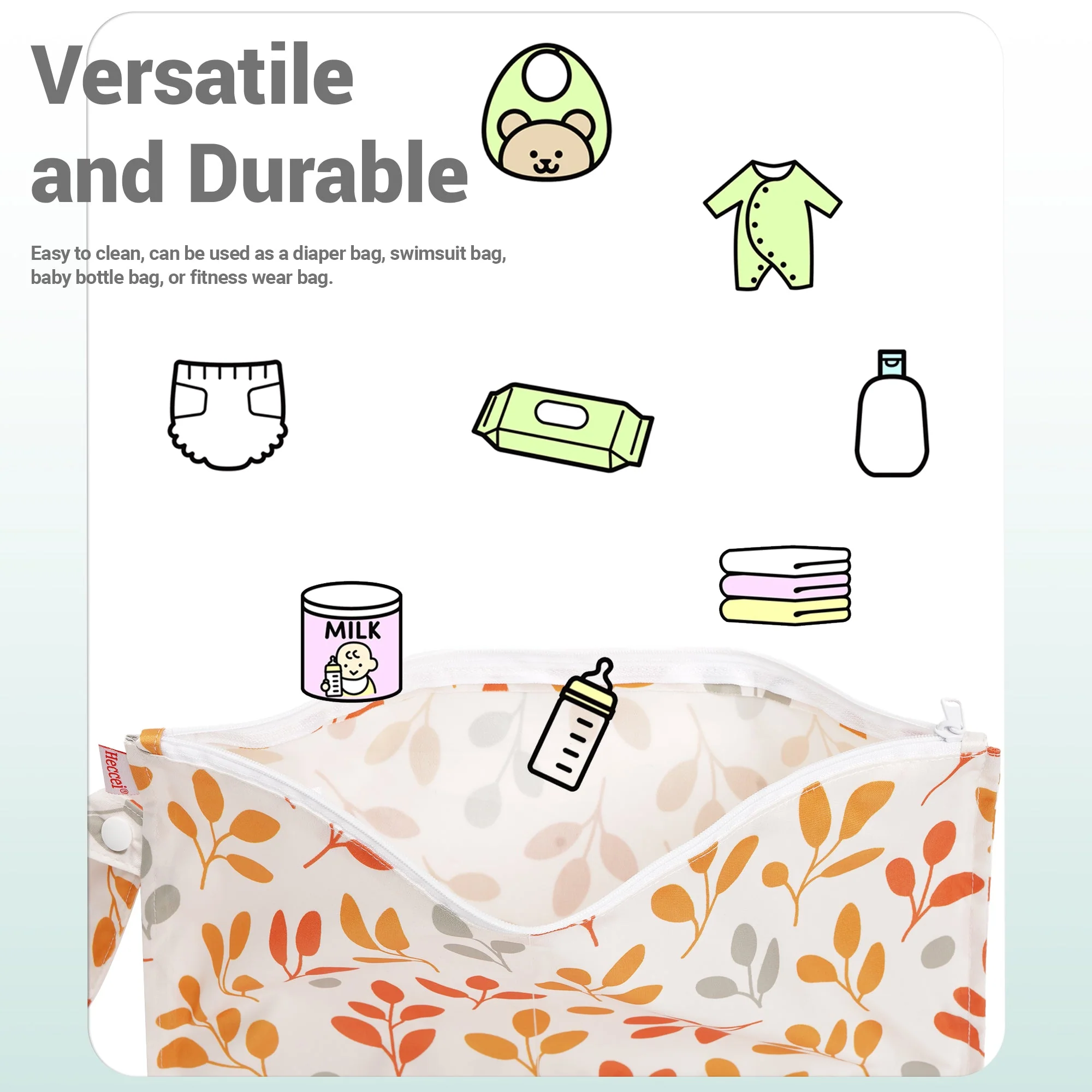Wet Dry Bag Set 2 Pack - Bubble Play - Image 4
